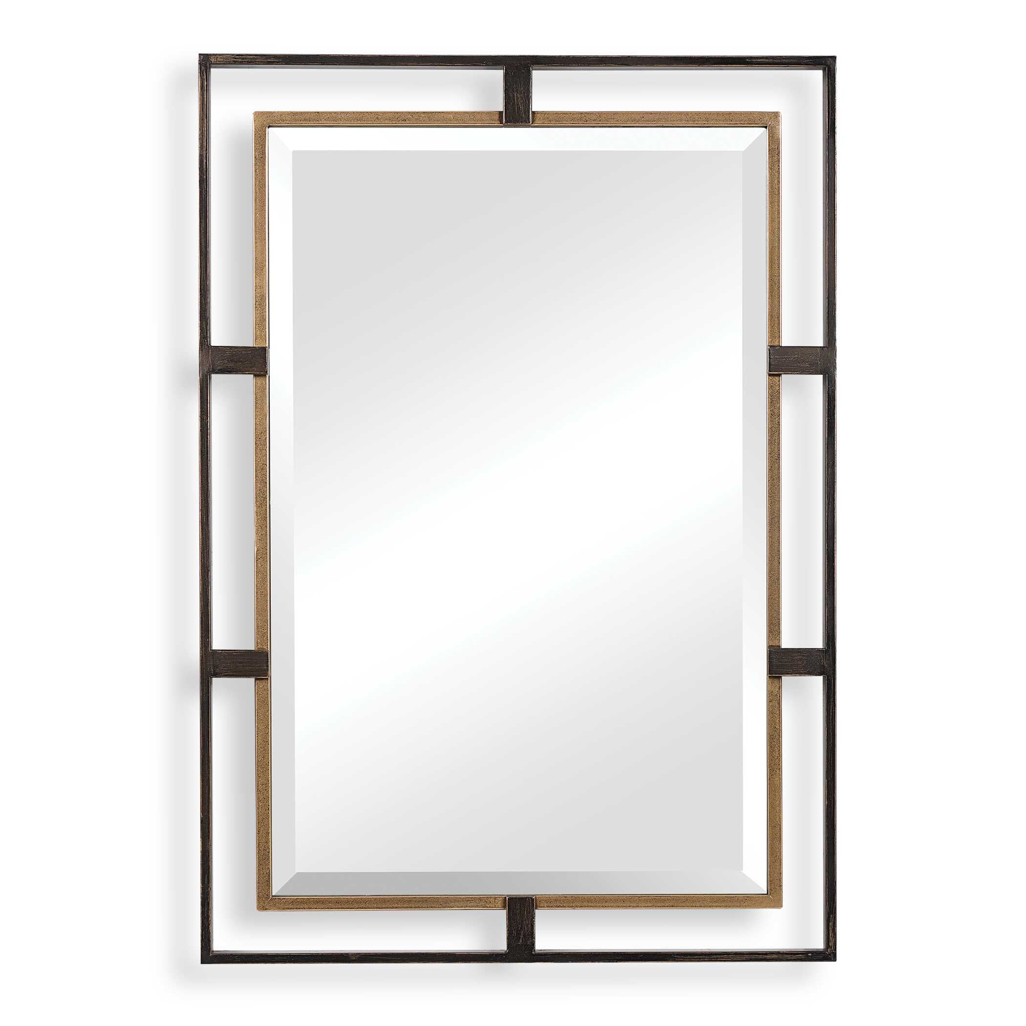 Carrizo Gold & Rectangle Mirror