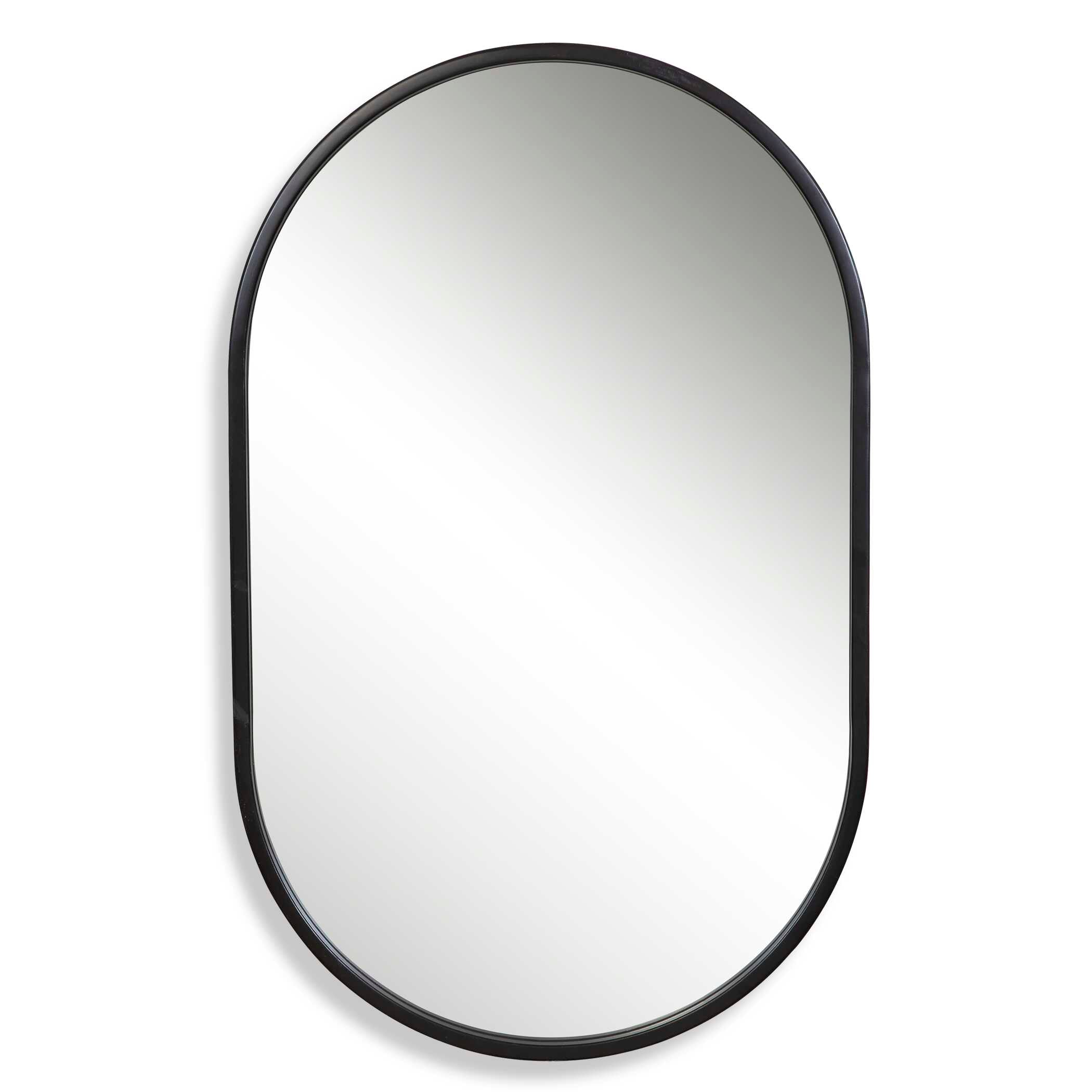 Varina Minimalist Oval Mirror