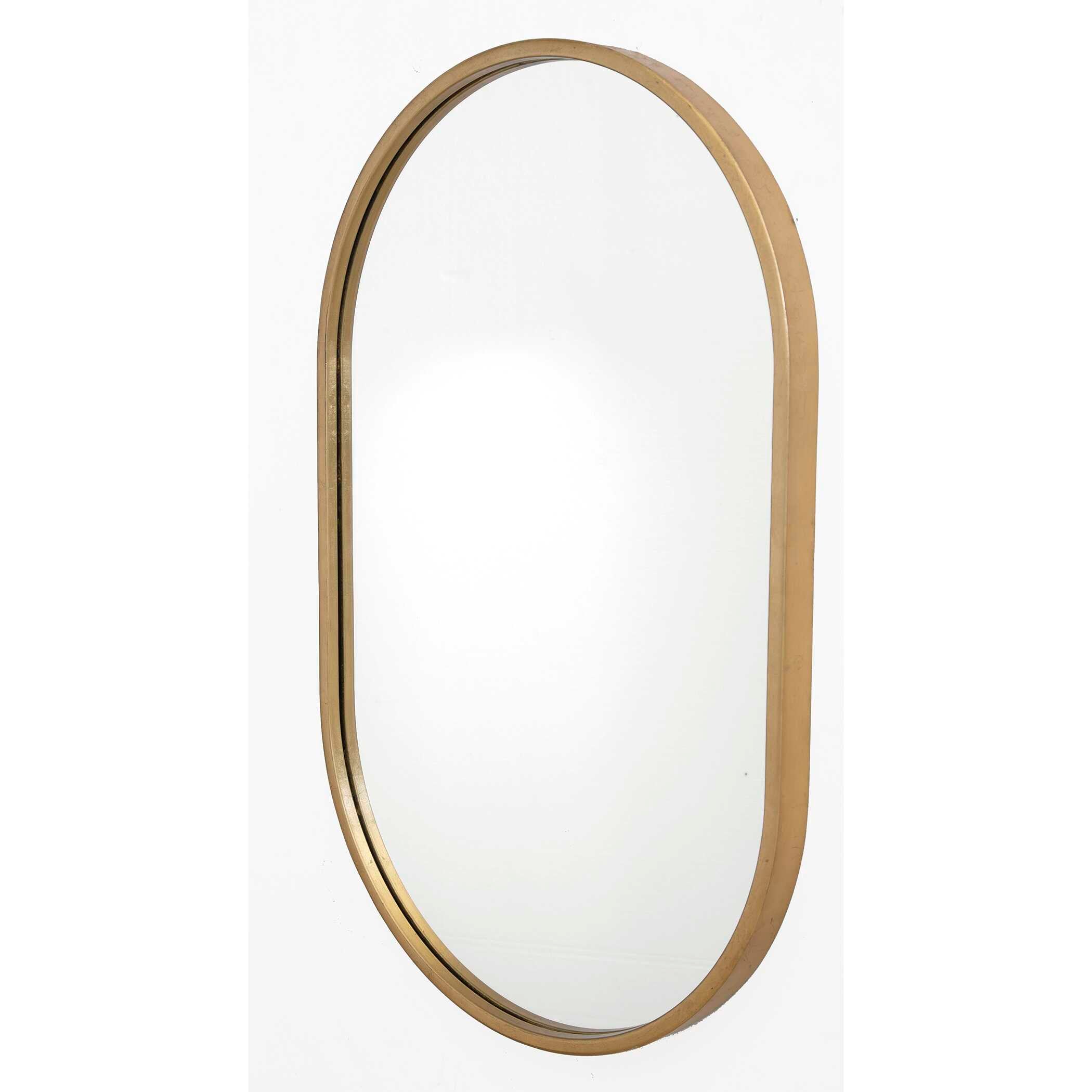 Varina Minimalist Oval Mirror