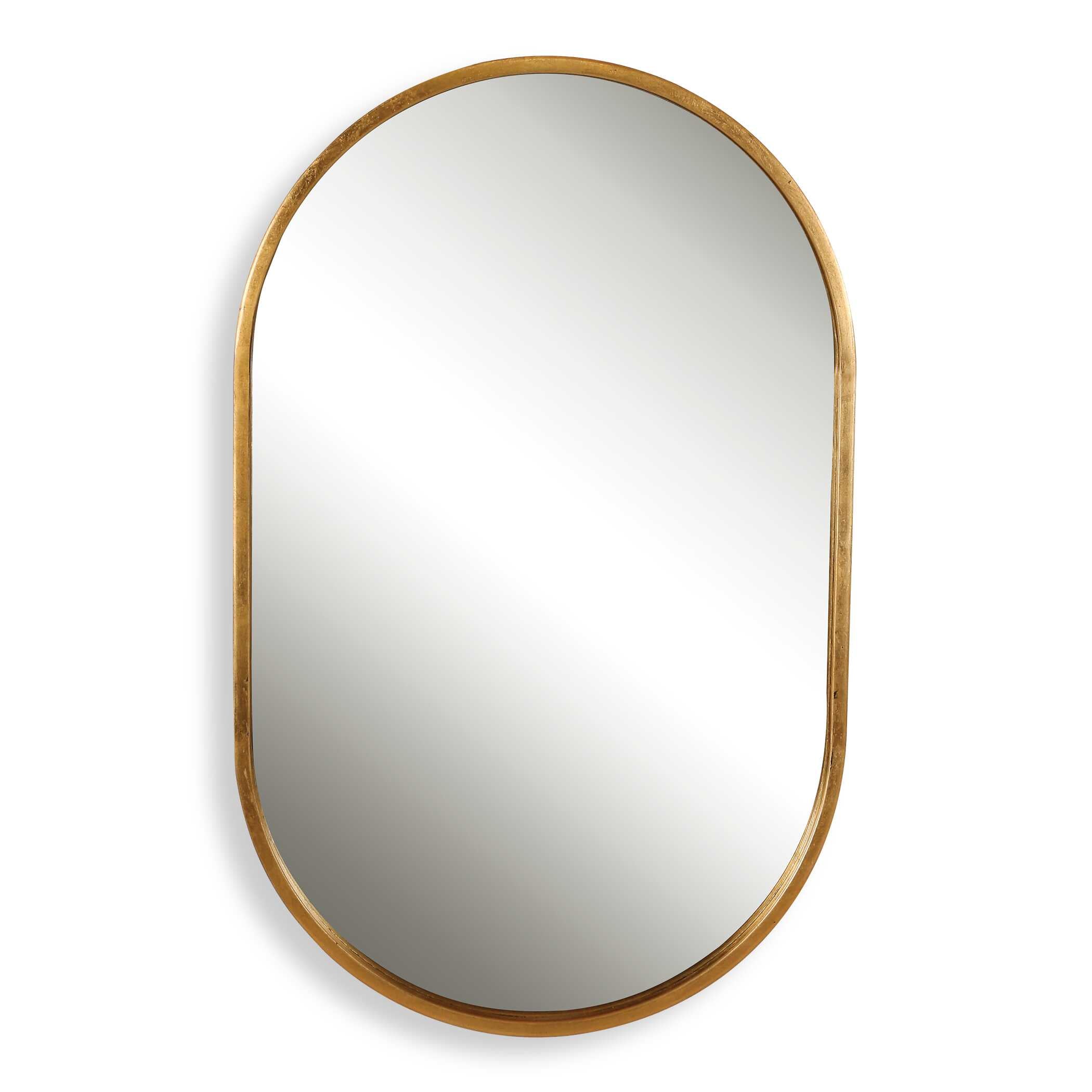 Varina Minimalist Oval Mirror