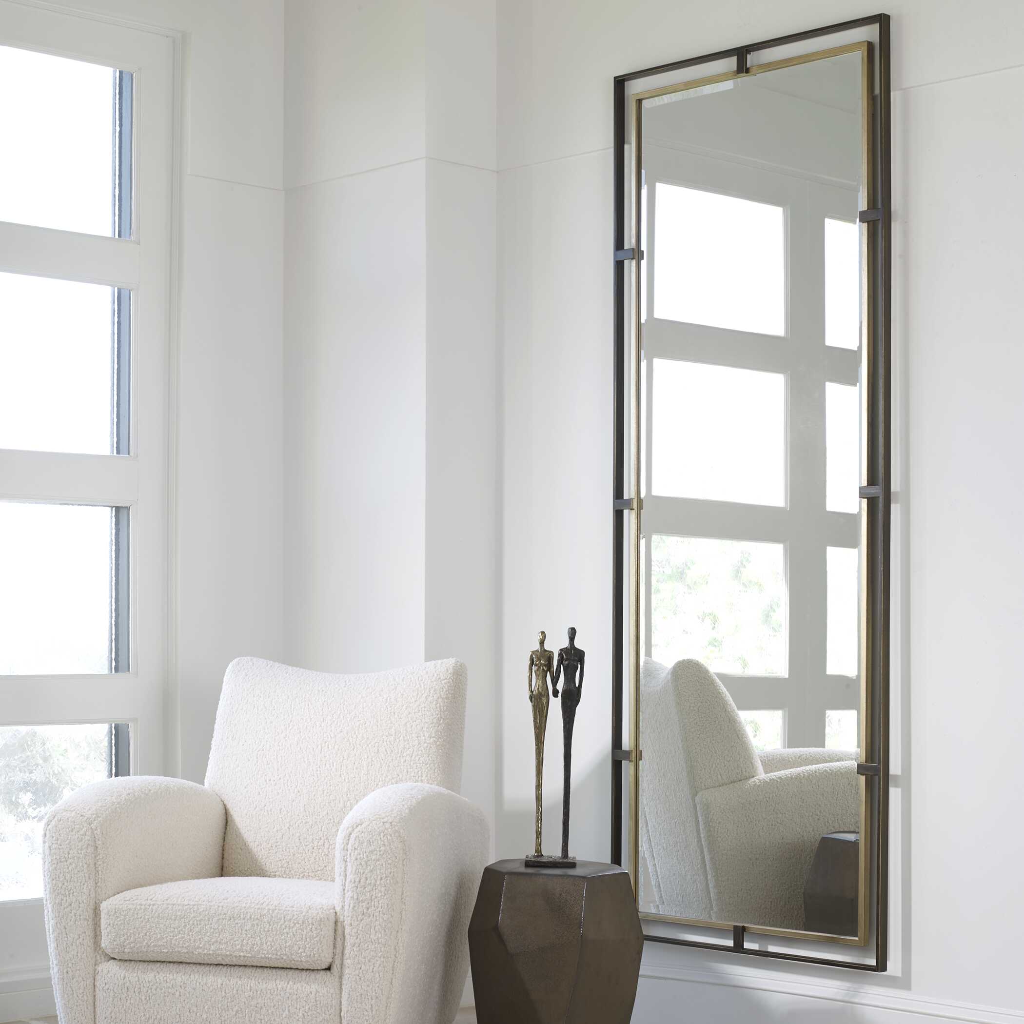 Carrizo Tall & Gold Mirror