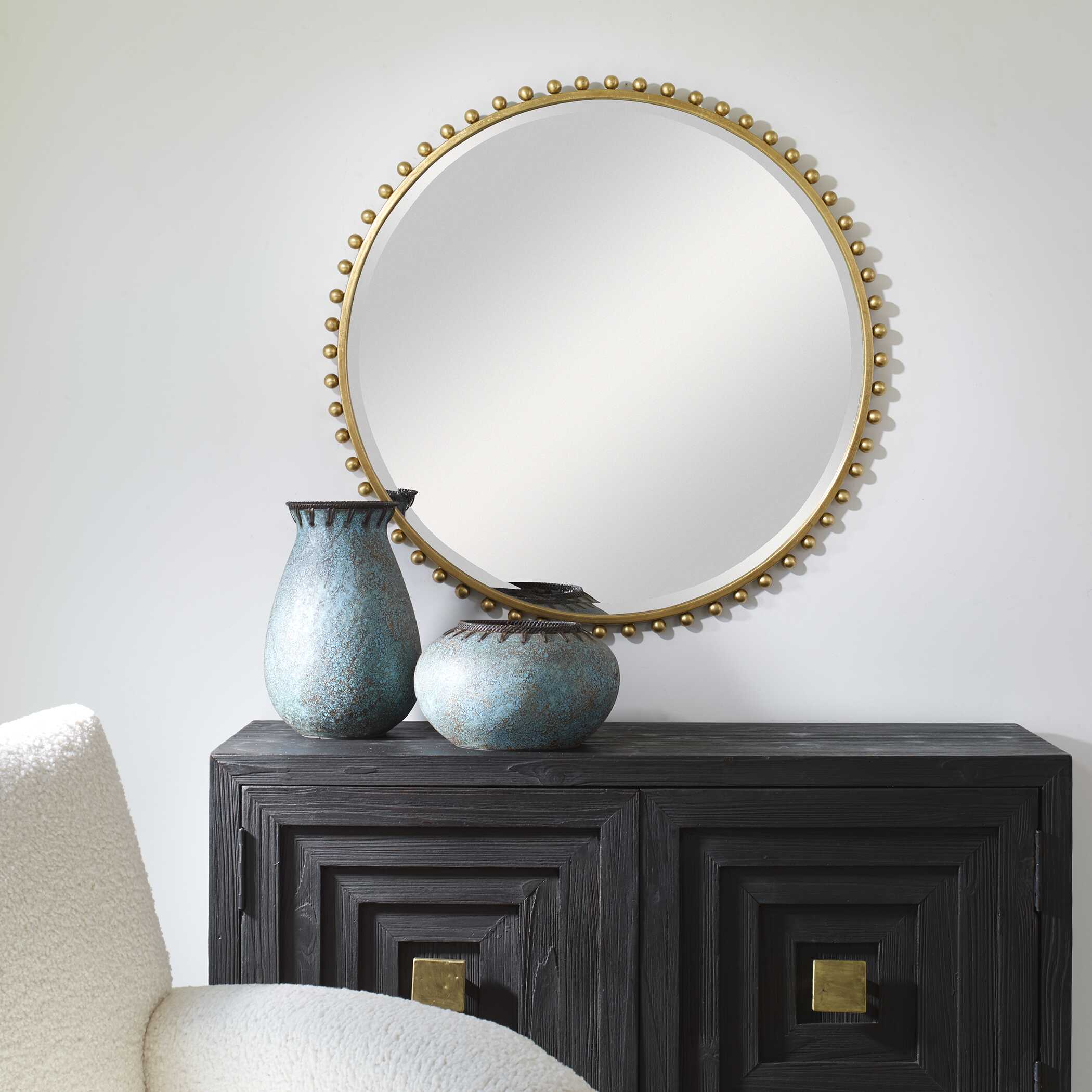 Taza Round Mirror