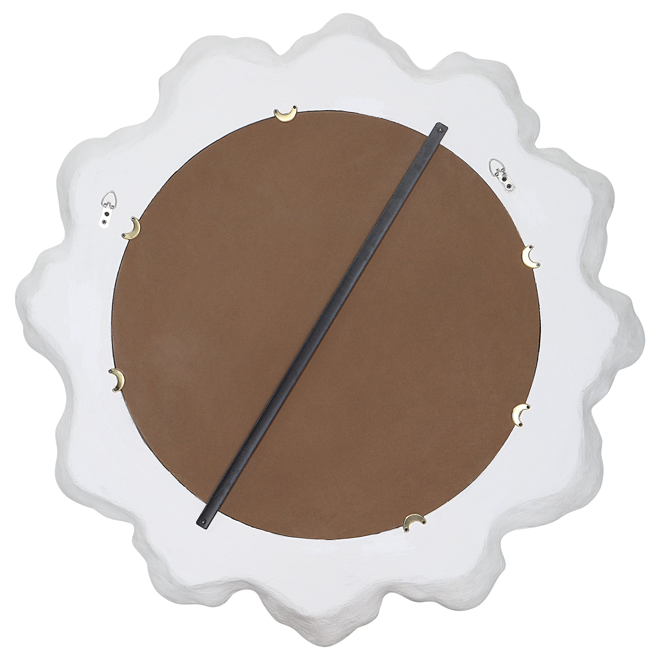 Sea Coral Round Mirror
