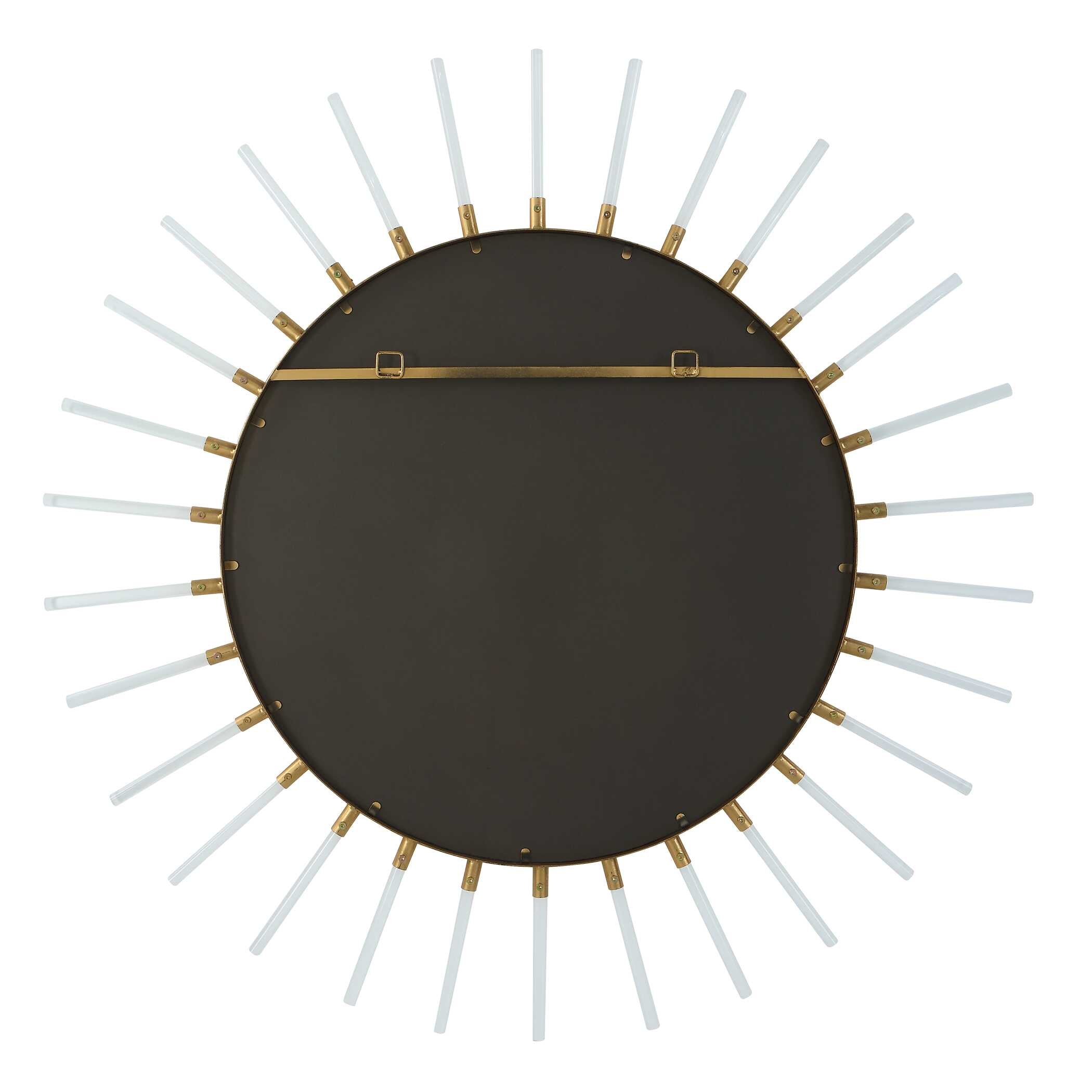 Oracle Round Starburst Mirror