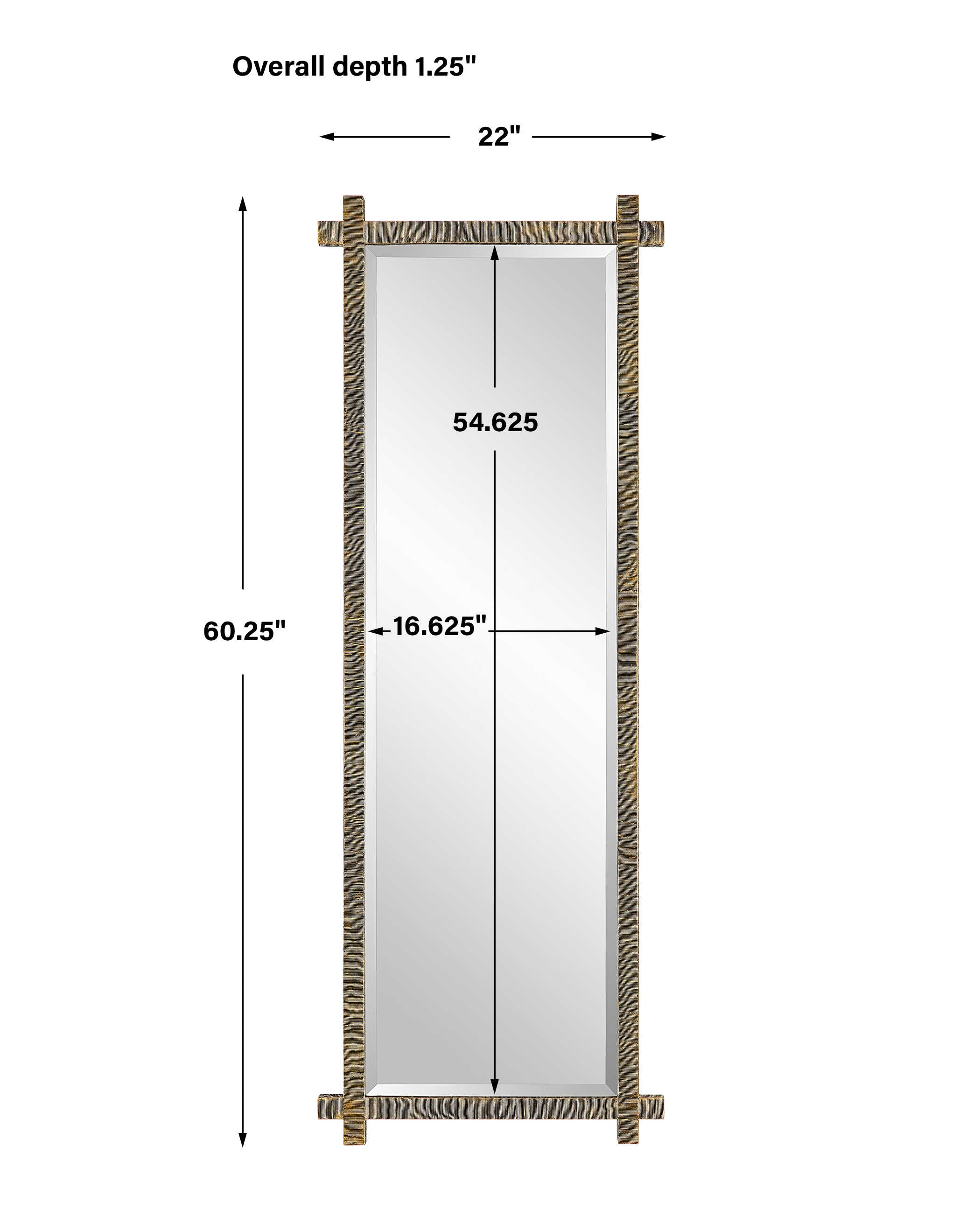 Abanu Ribbed Dressing Mirror