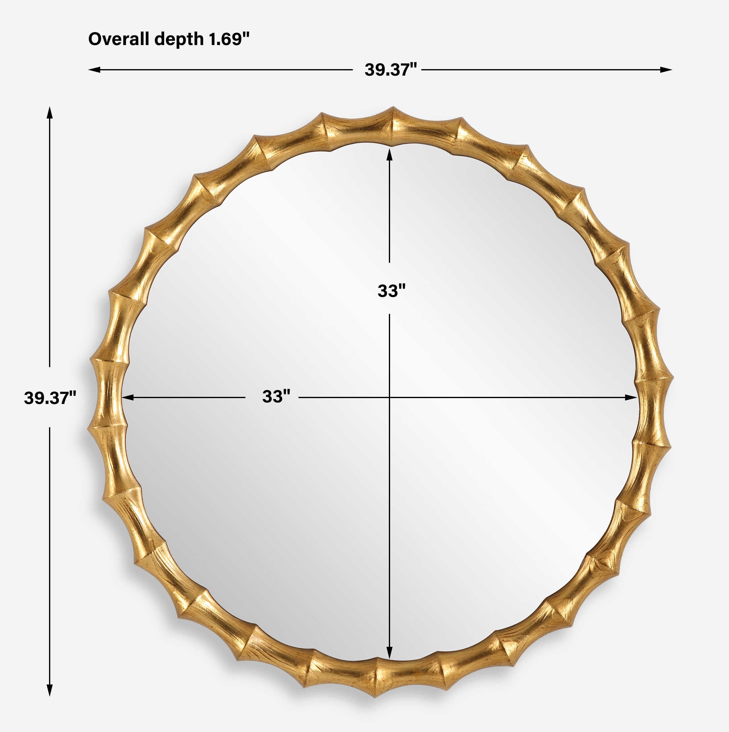 Nacala Round Mirror