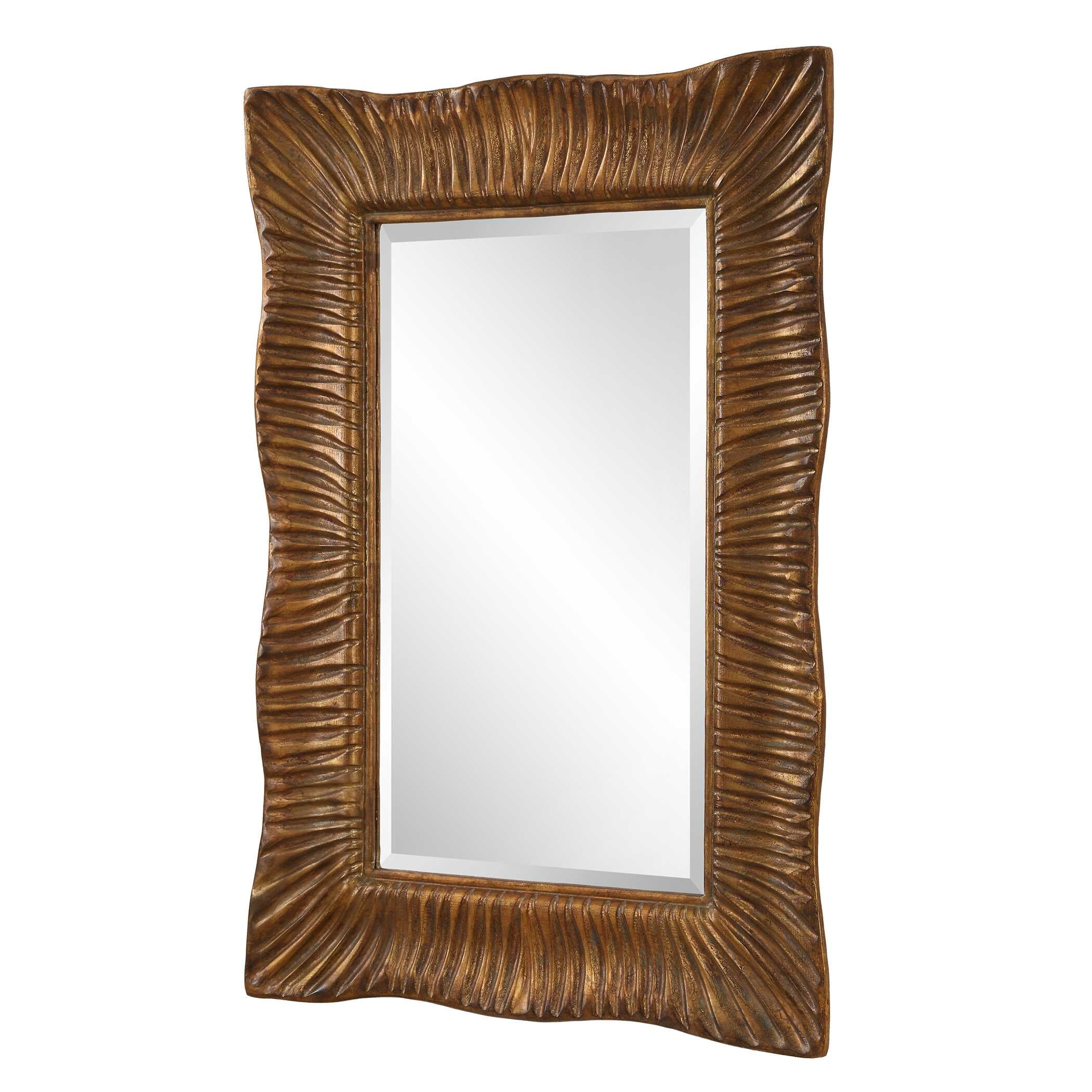 Emerson Scalloped Antique Mirror