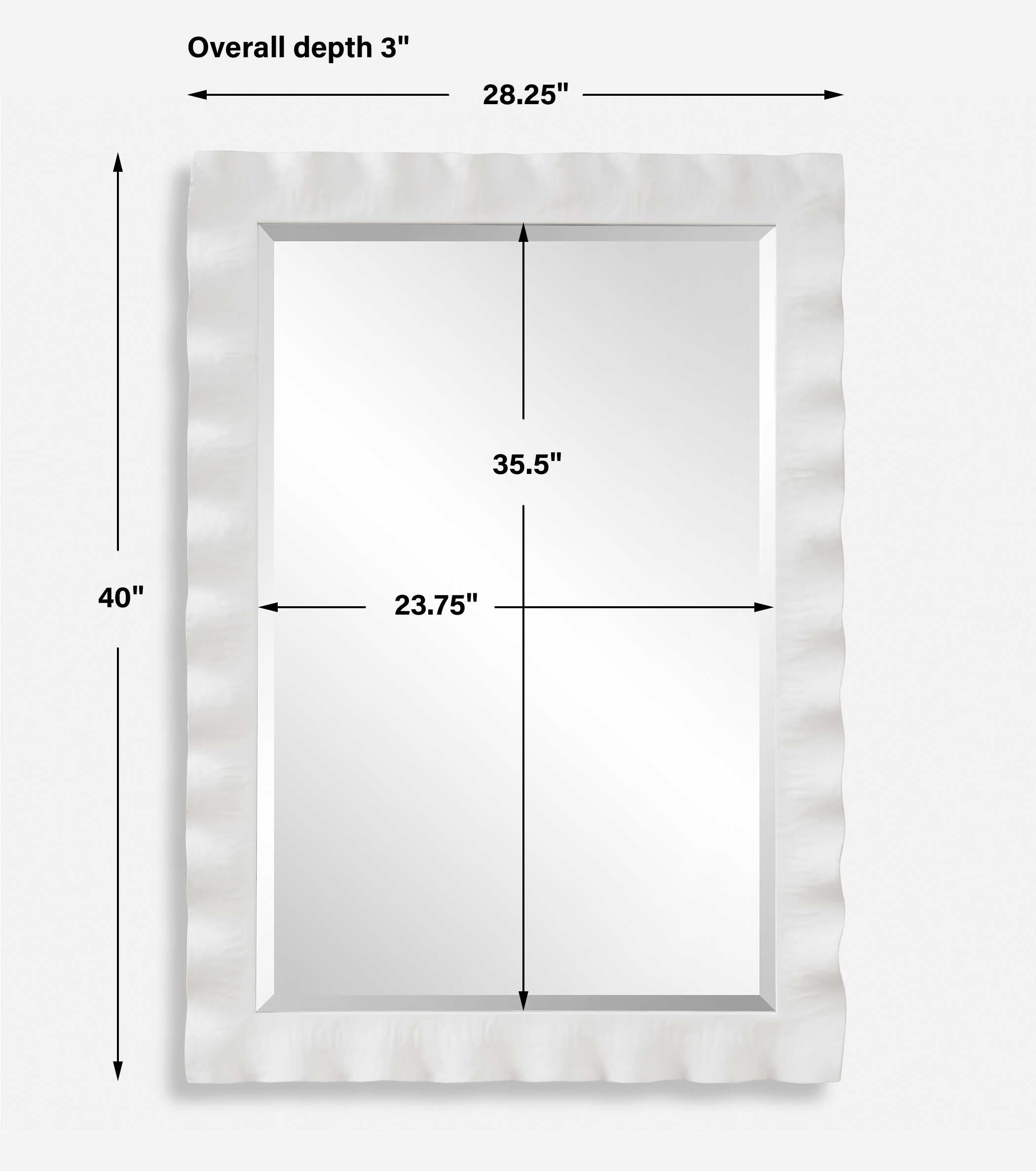 Haya Scalloped Mirror