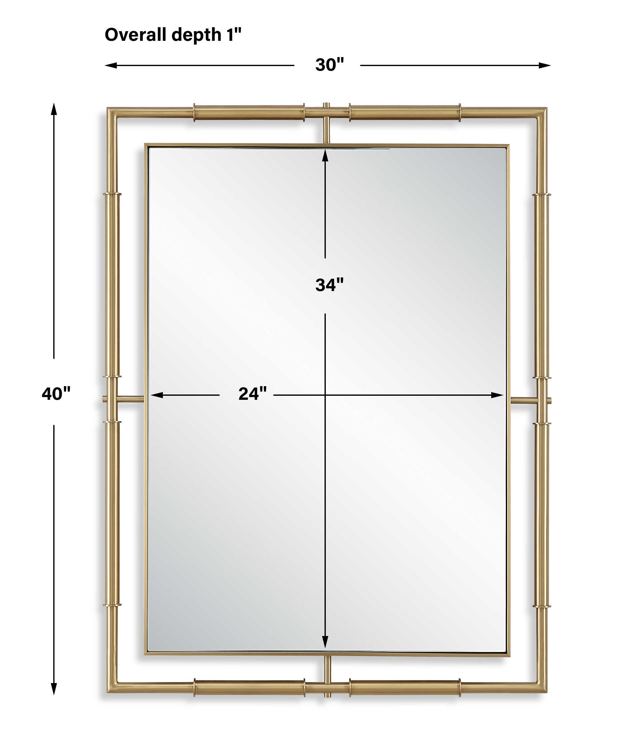It's All Connected Rectangle Mirror