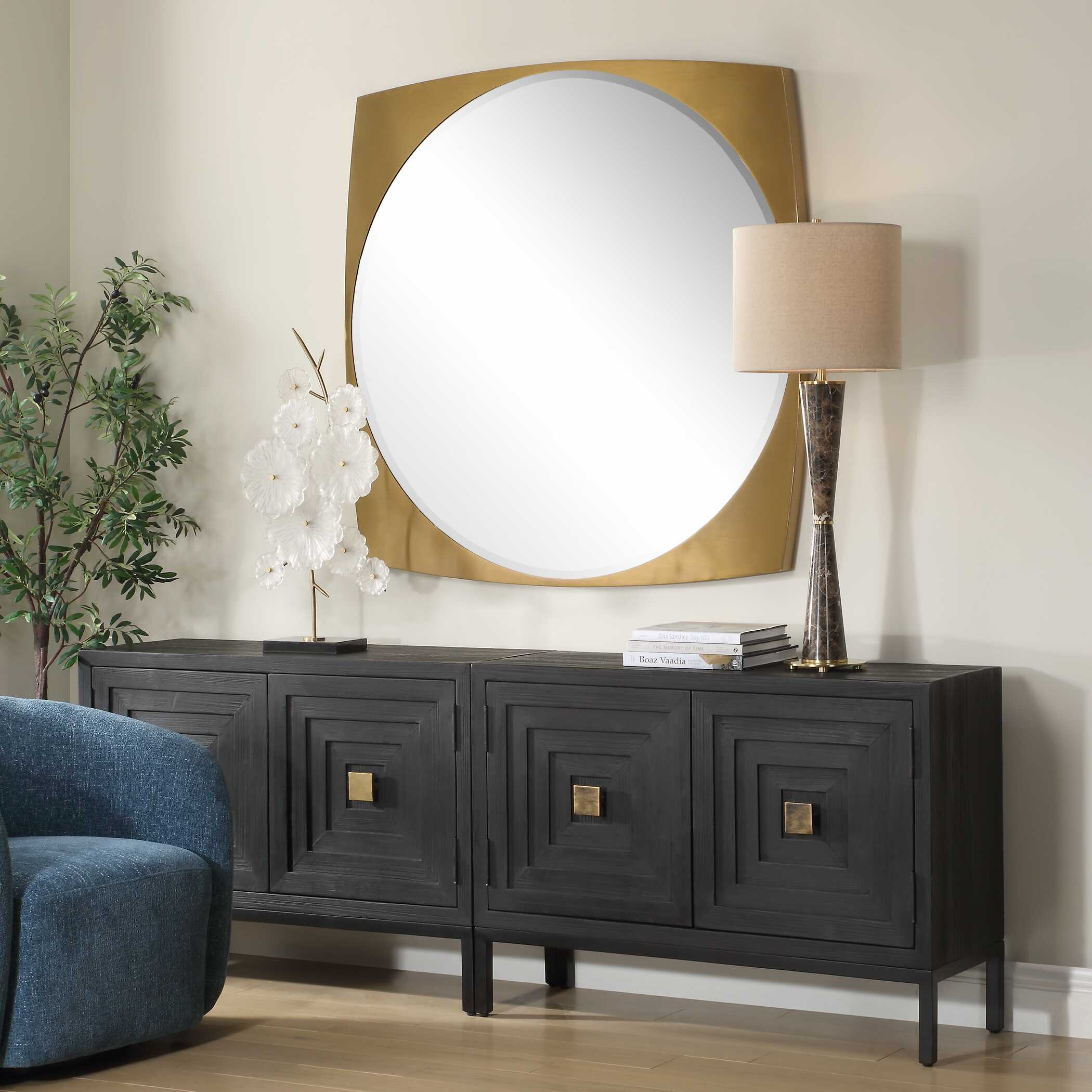 Neilia Round Mirror