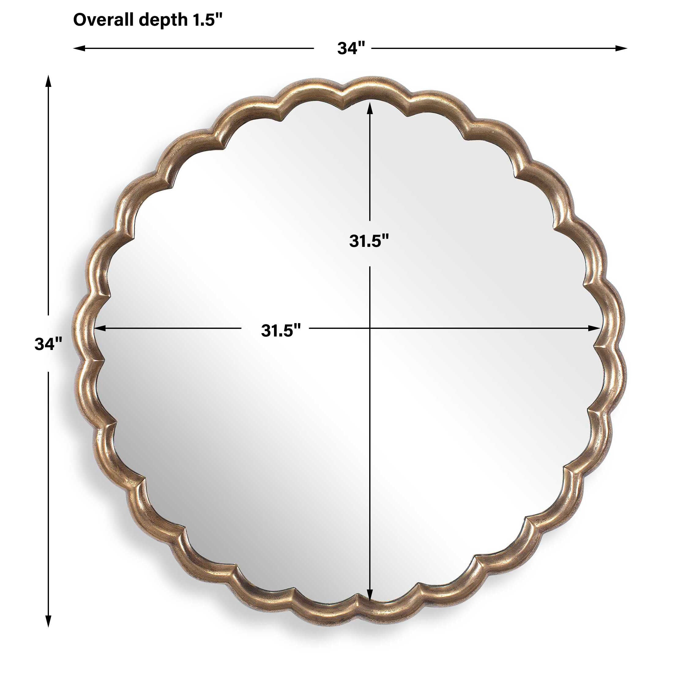 Cerrito Round Mirror