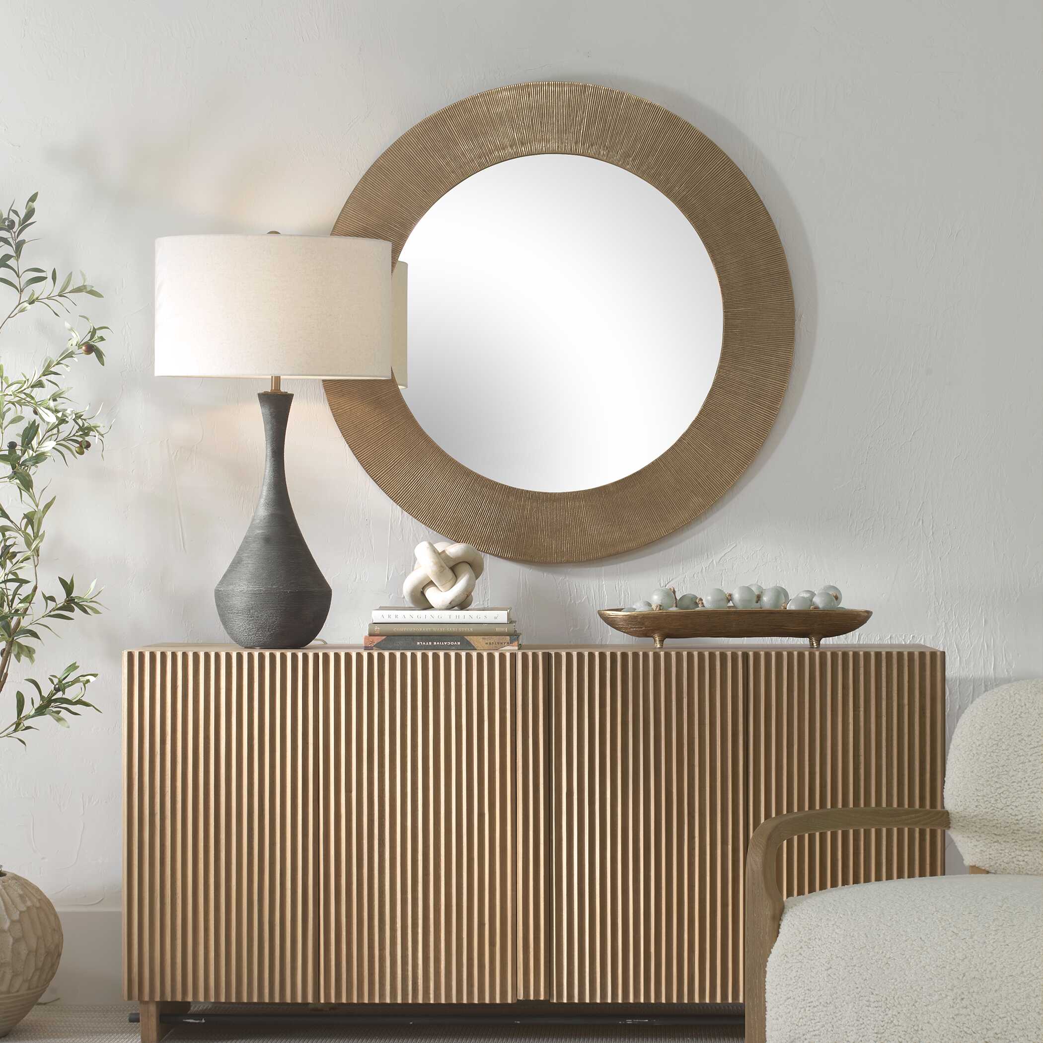 Tano Round Mirror