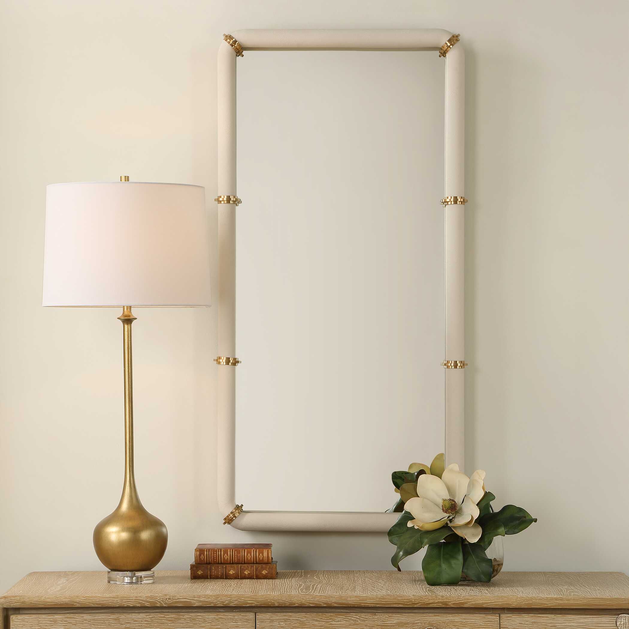 Cyprus Leather Mirror