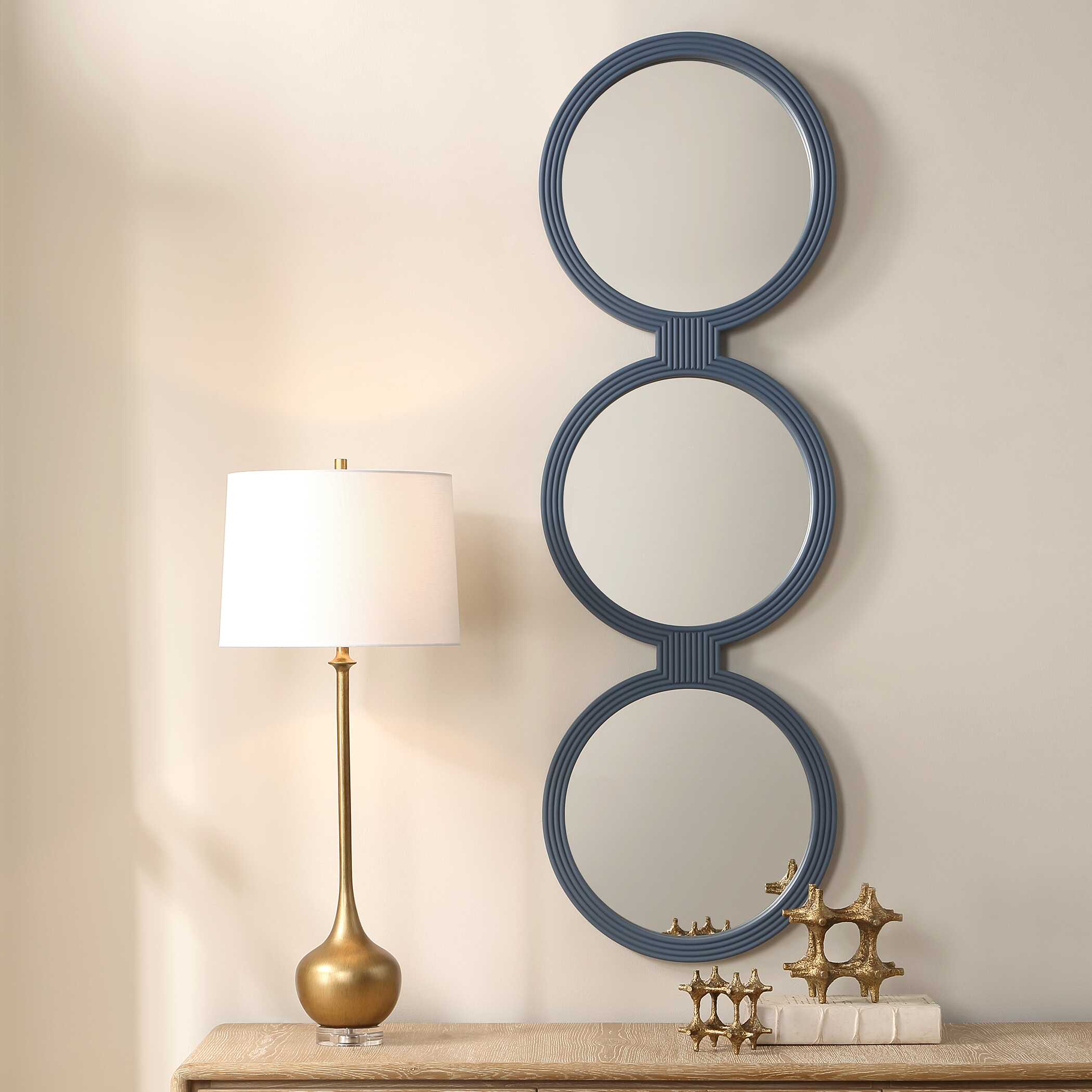 Going In Circles Blue Mirror