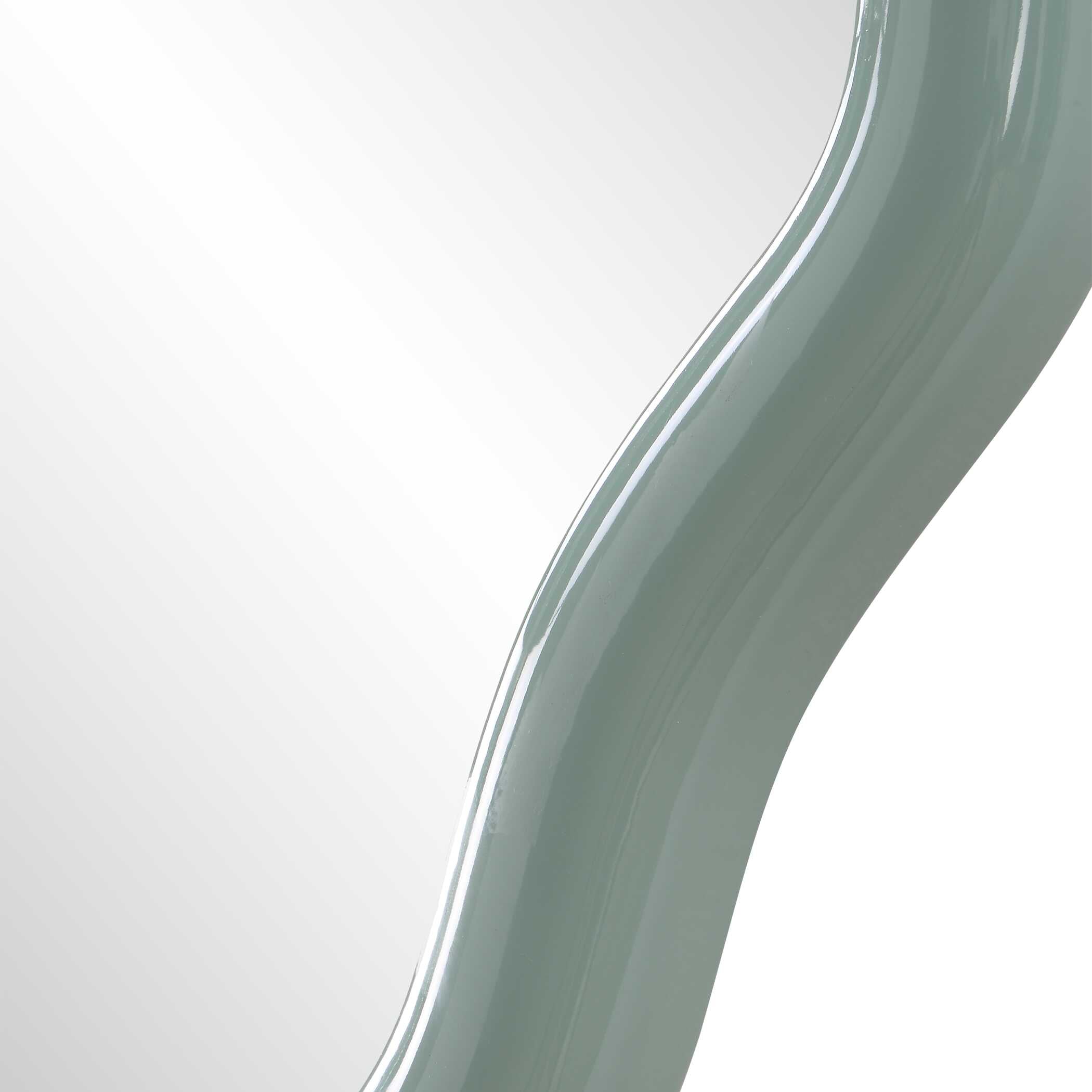 Isly Robin's Egg Oval Mirror