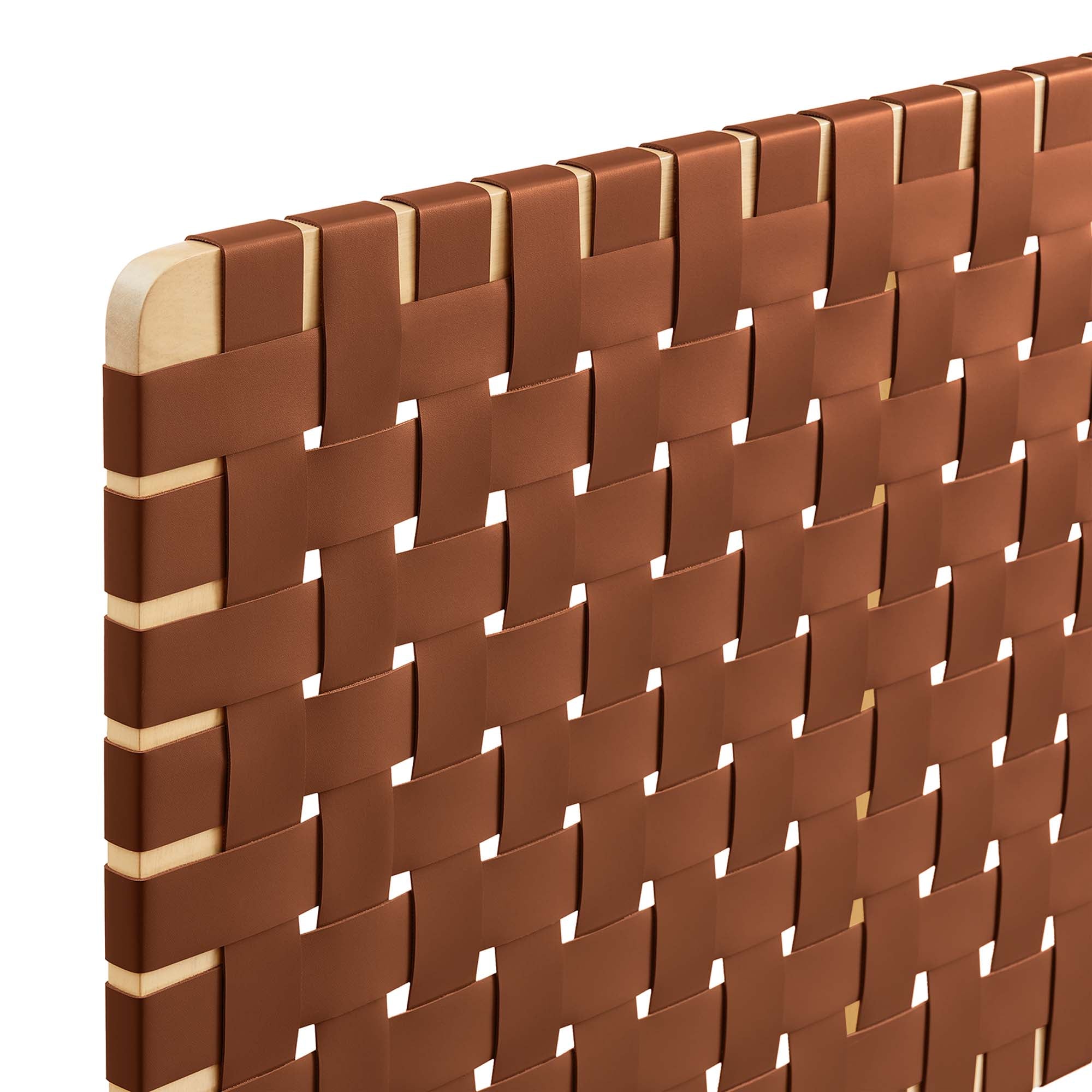 Sparta Weave Vegan Leather Headboard