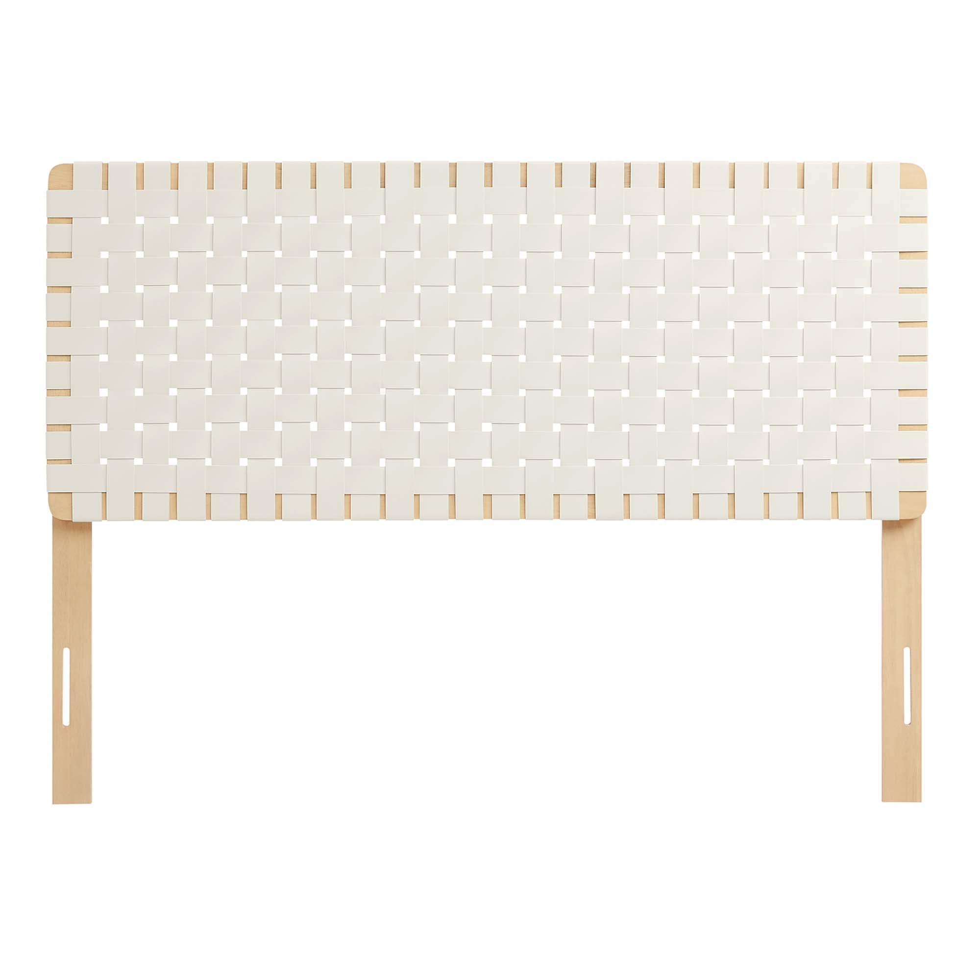 Sparta Weave Vegan Leather Headboard