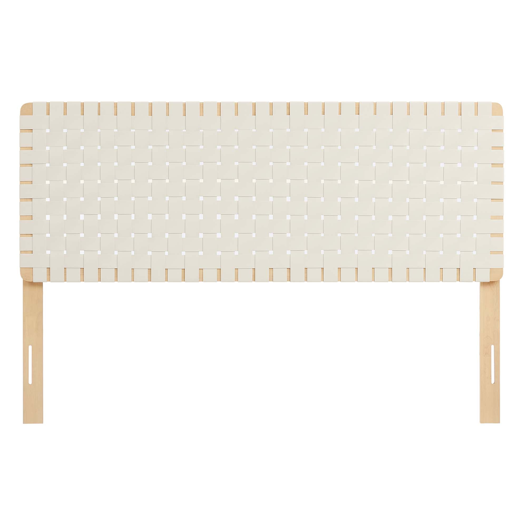 Sparta Weave Vegan Leather Headboard