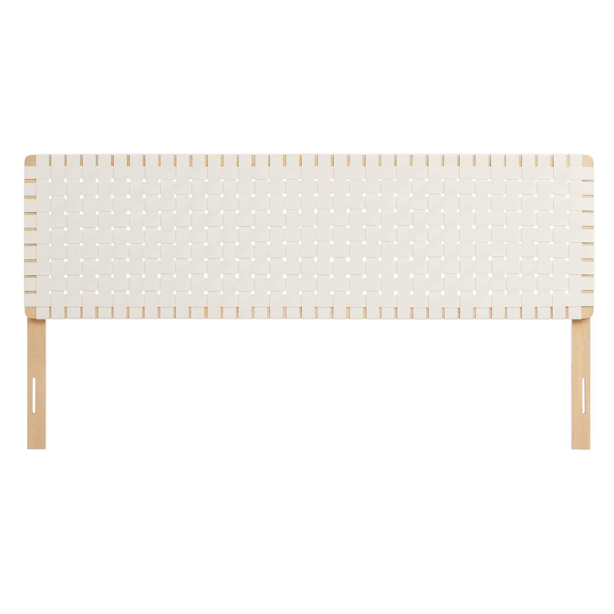 Sparta Weave Vegan Leather Headboard