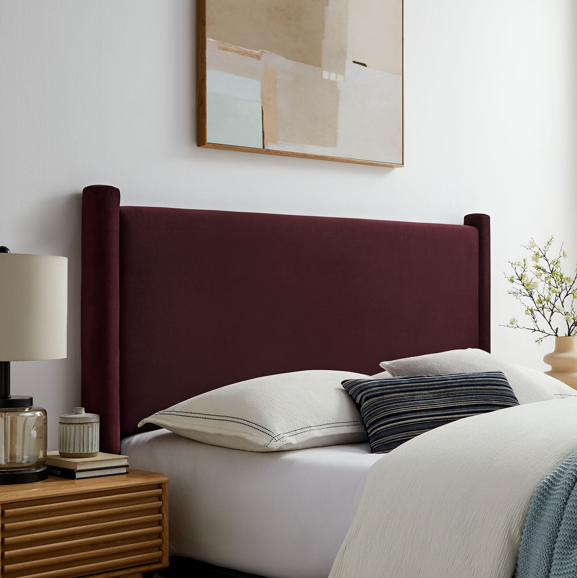 Rael Performance Velvet Headboard