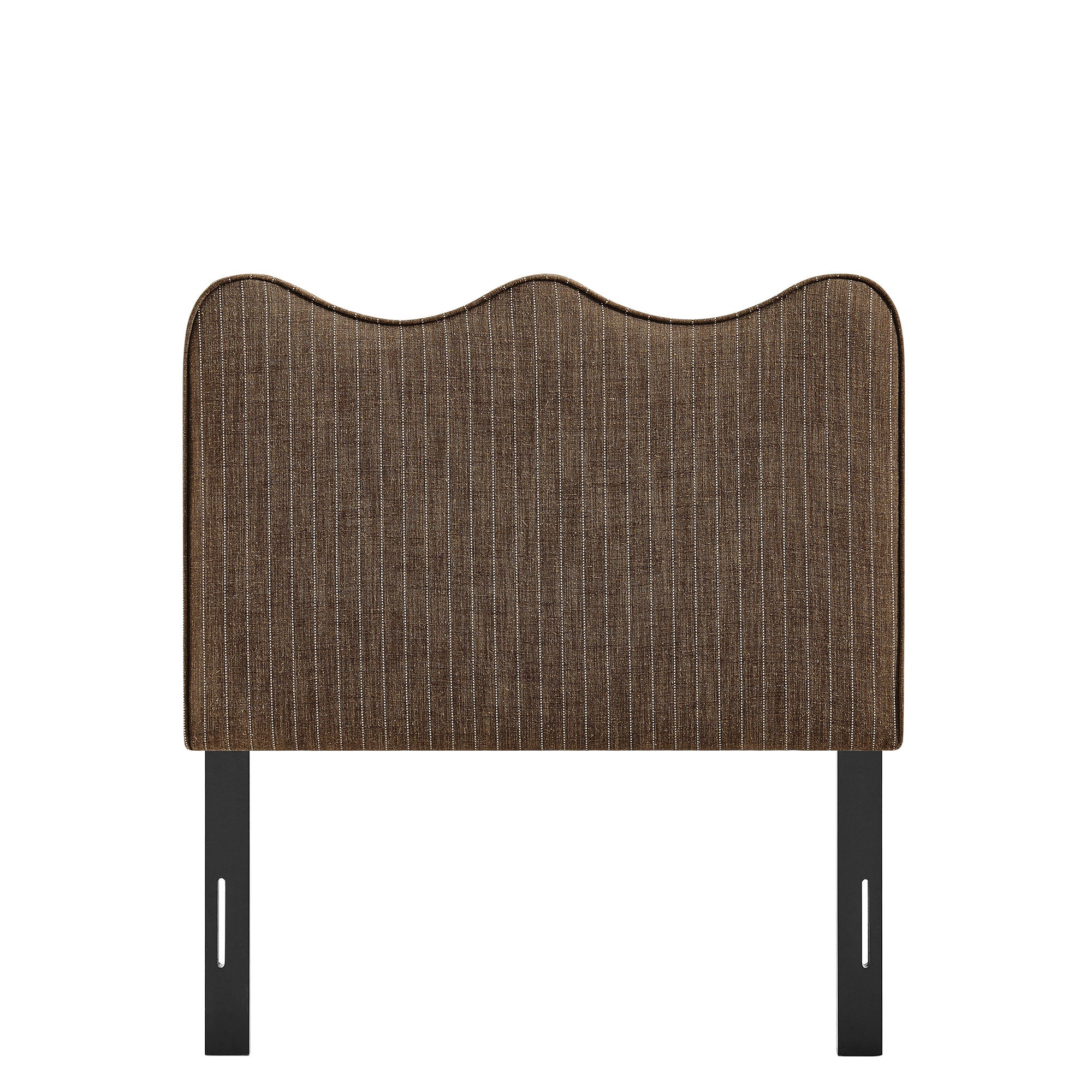 Athena Striped Fabric Upholstered Headboard