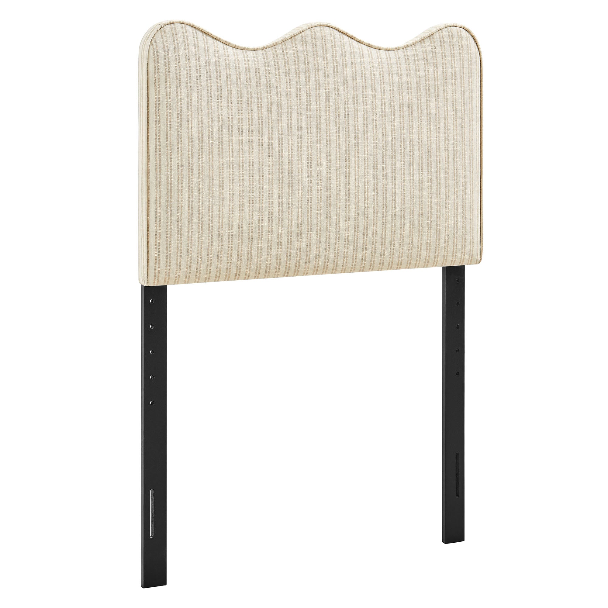 Athena Striped Fabric Upholstered Headboard