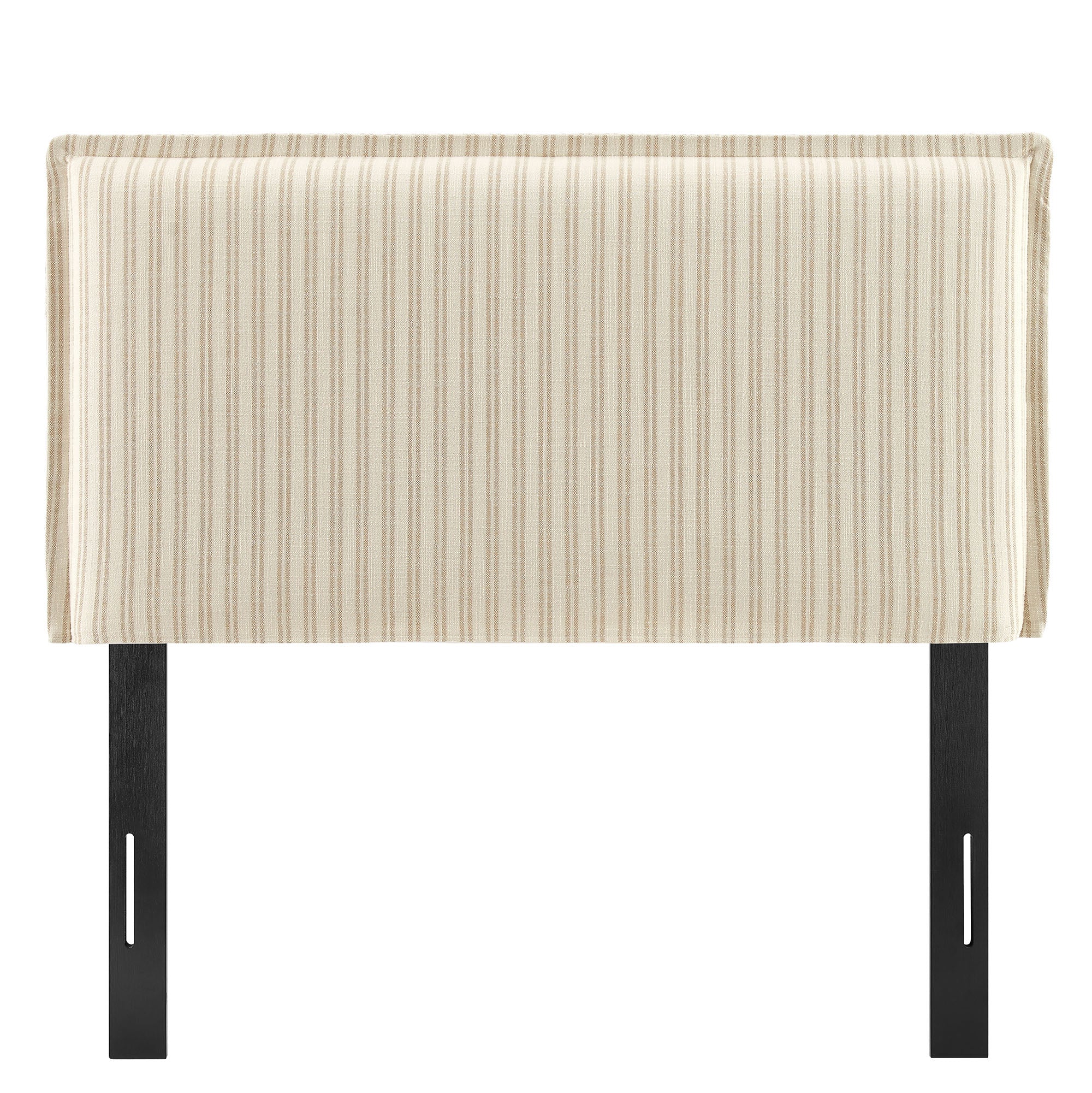 Camille Striped Linen Blend Headboard