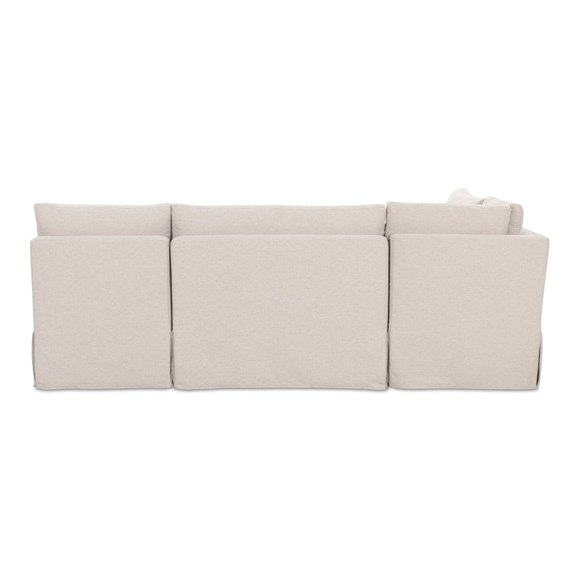 Fable Slipcover Dining Banquette L-Shape 96 in.