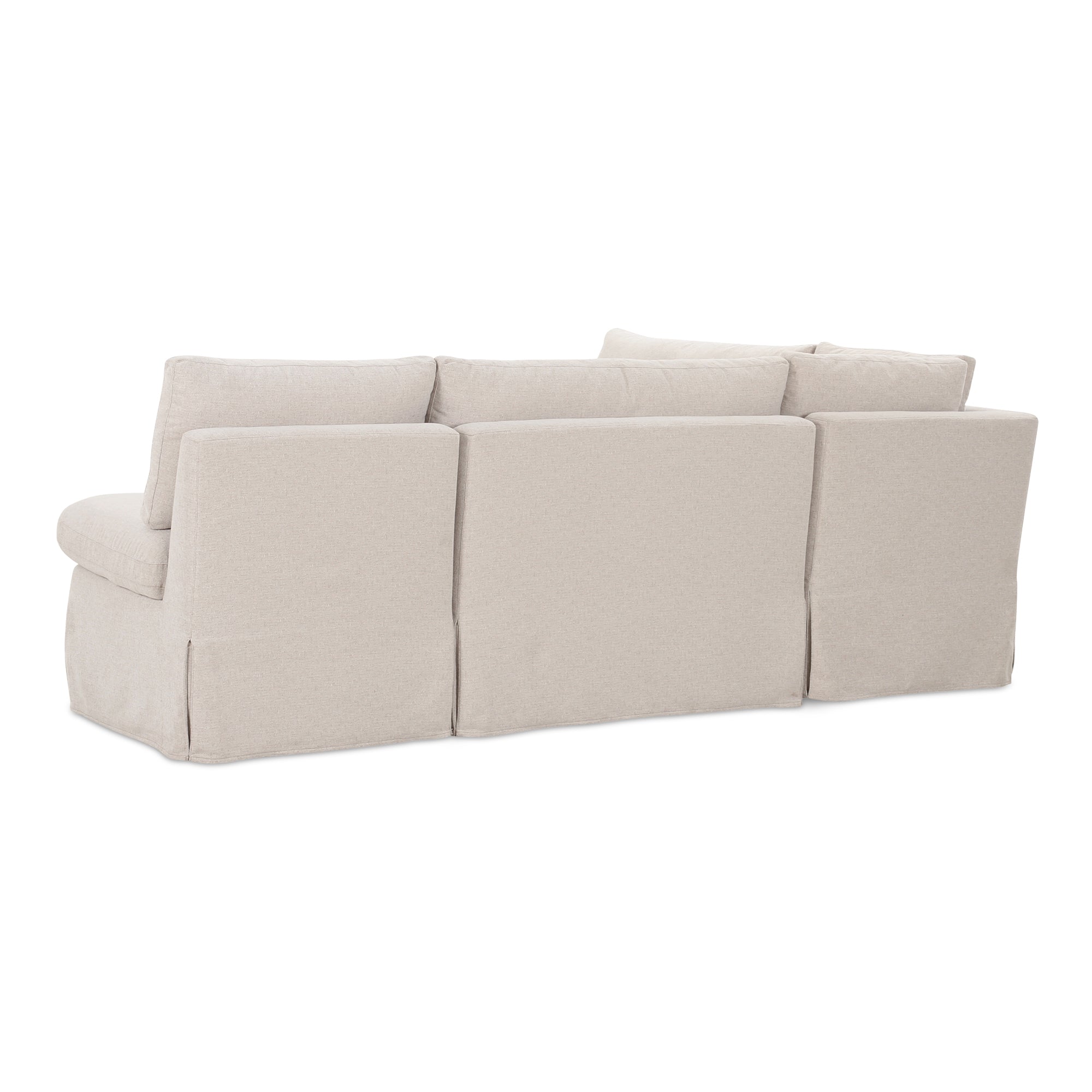 Fable Slipcover Dining Banquette L-Shape 96 in.
