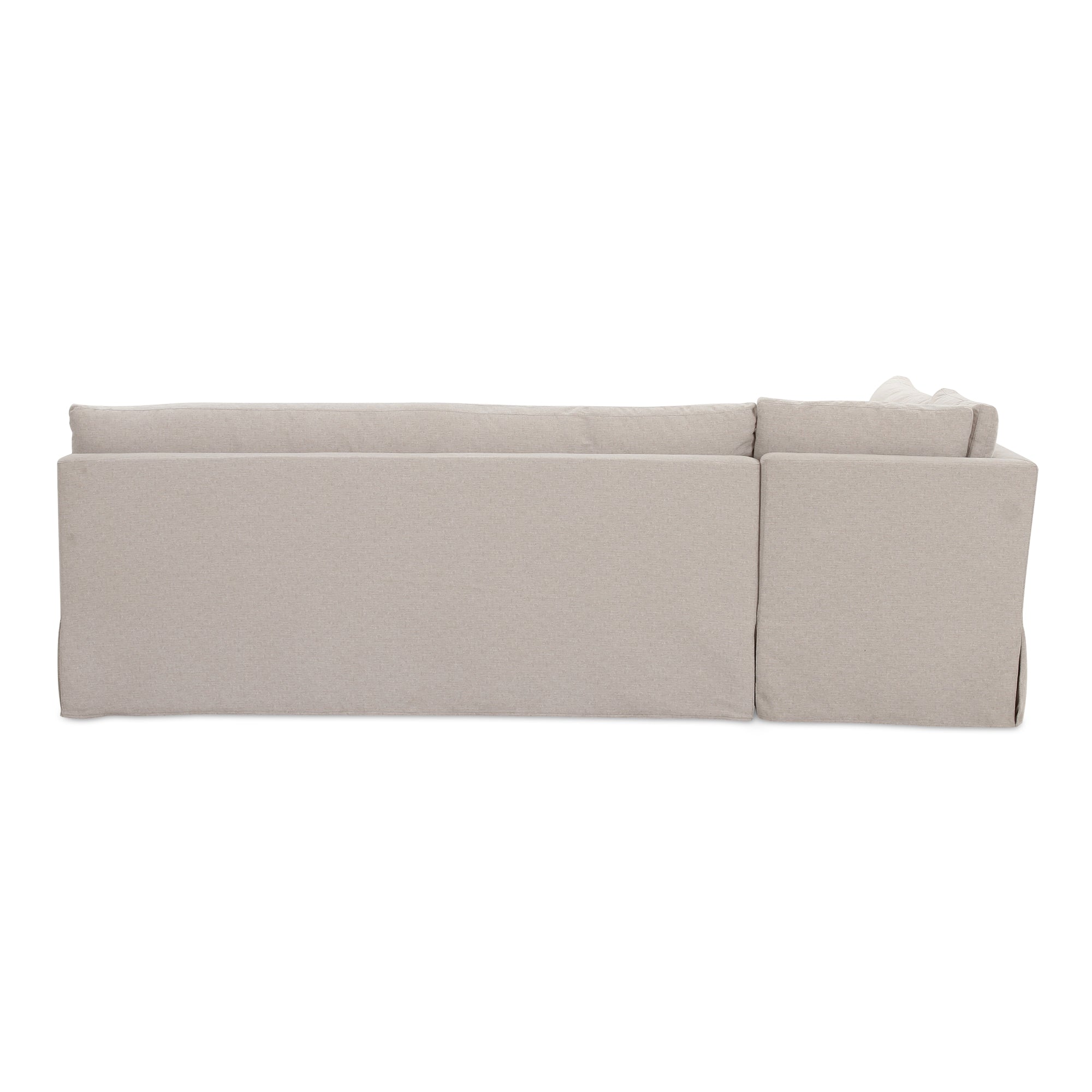 Fable Slipcover Dining Banquette L-Shape 100.5 in.