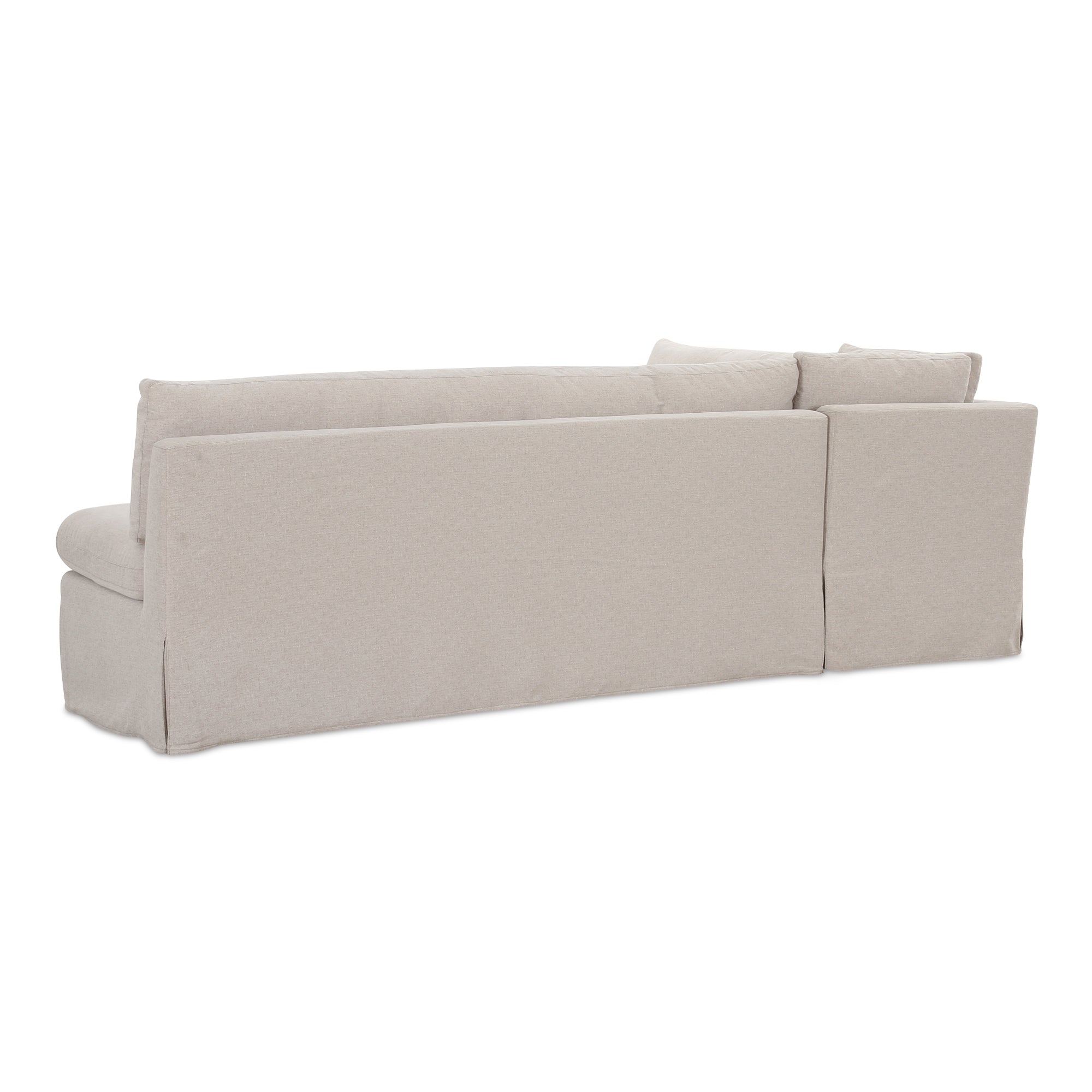 Fable Slipcover Dining Banquette L-Shape 100.5 in.