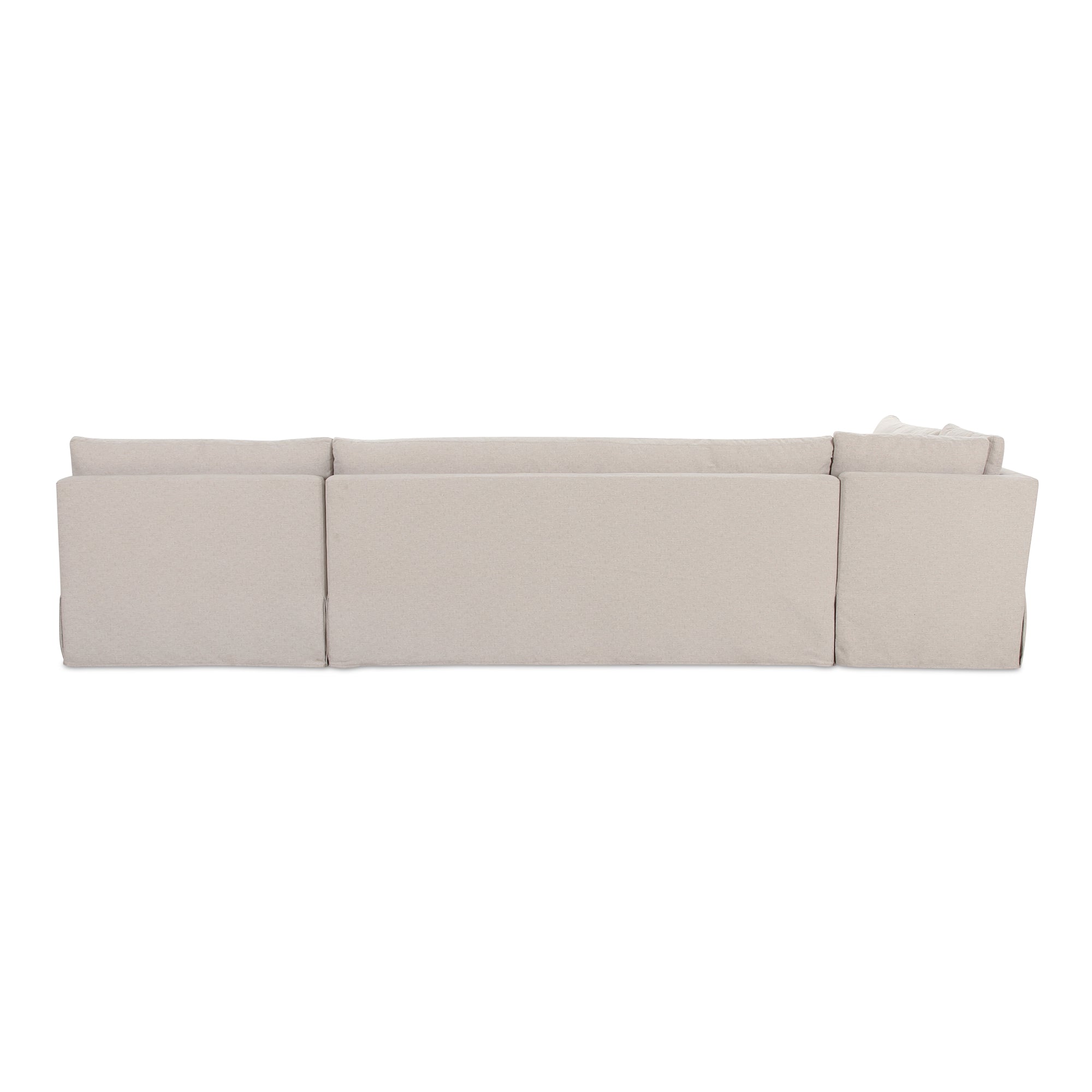 Fable Slipcover Dining Banquette L-Shape 139.5 in.