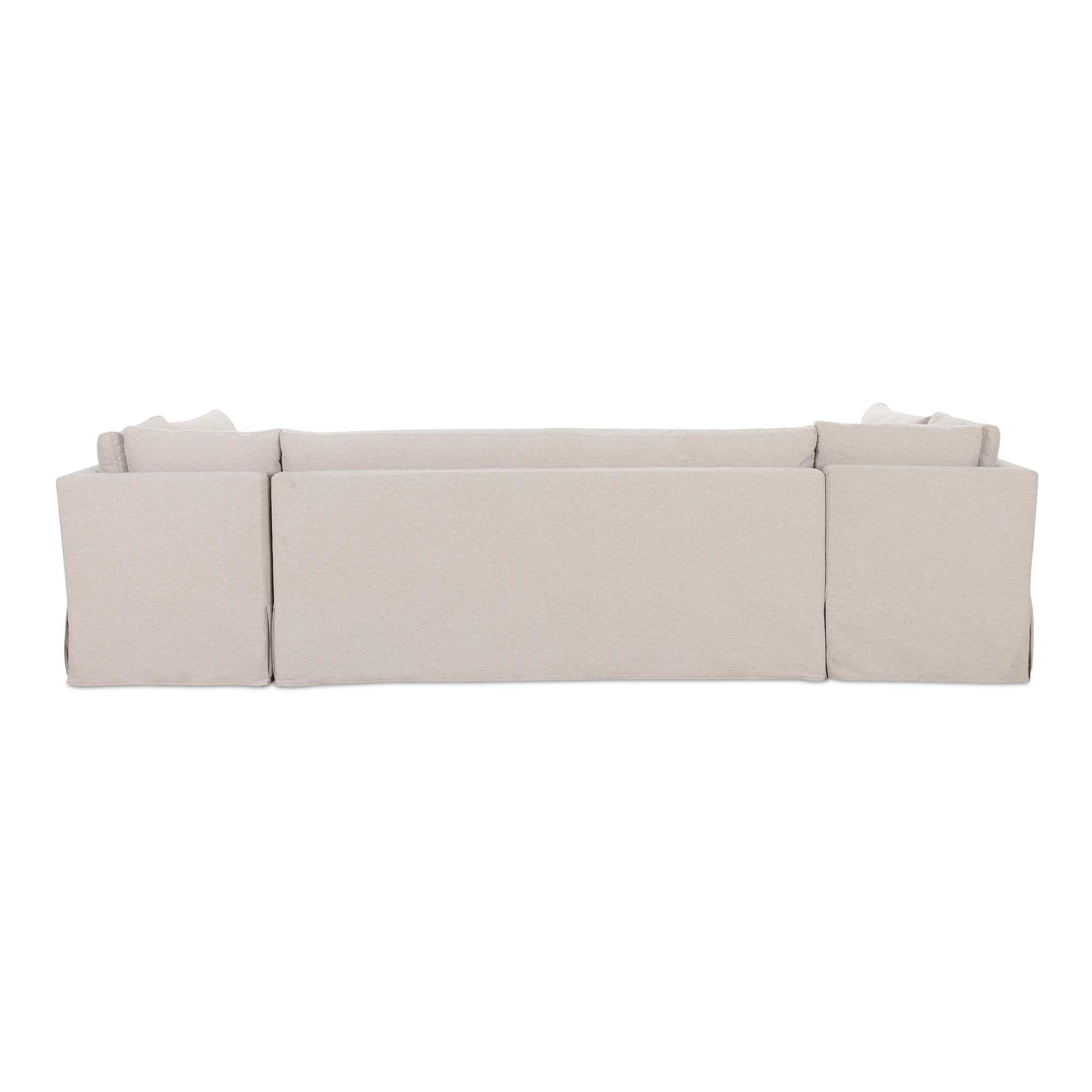 Fable Slipcover Dining Banquette U-Shape 129 in.