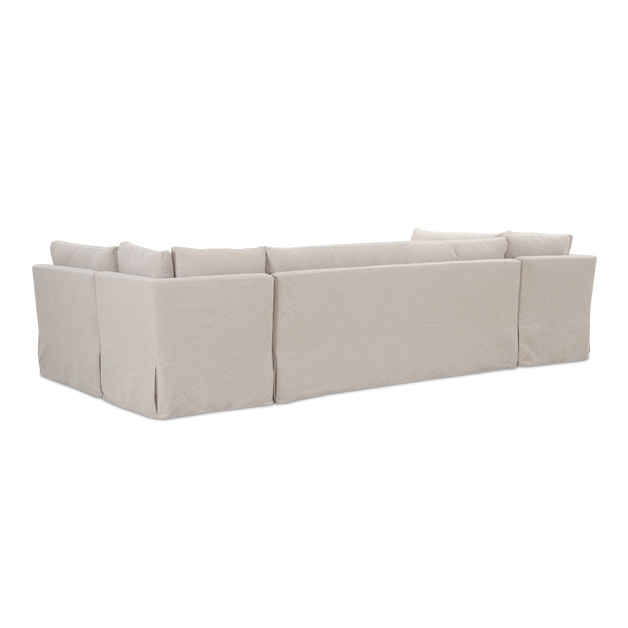Fable Slipcover Dining Banquette U-Shape 129 in.