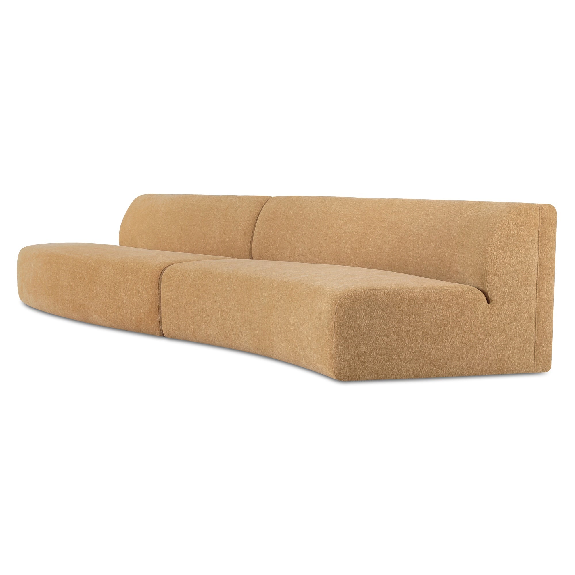 Naomi 2 Piece Wave Modular Sectional