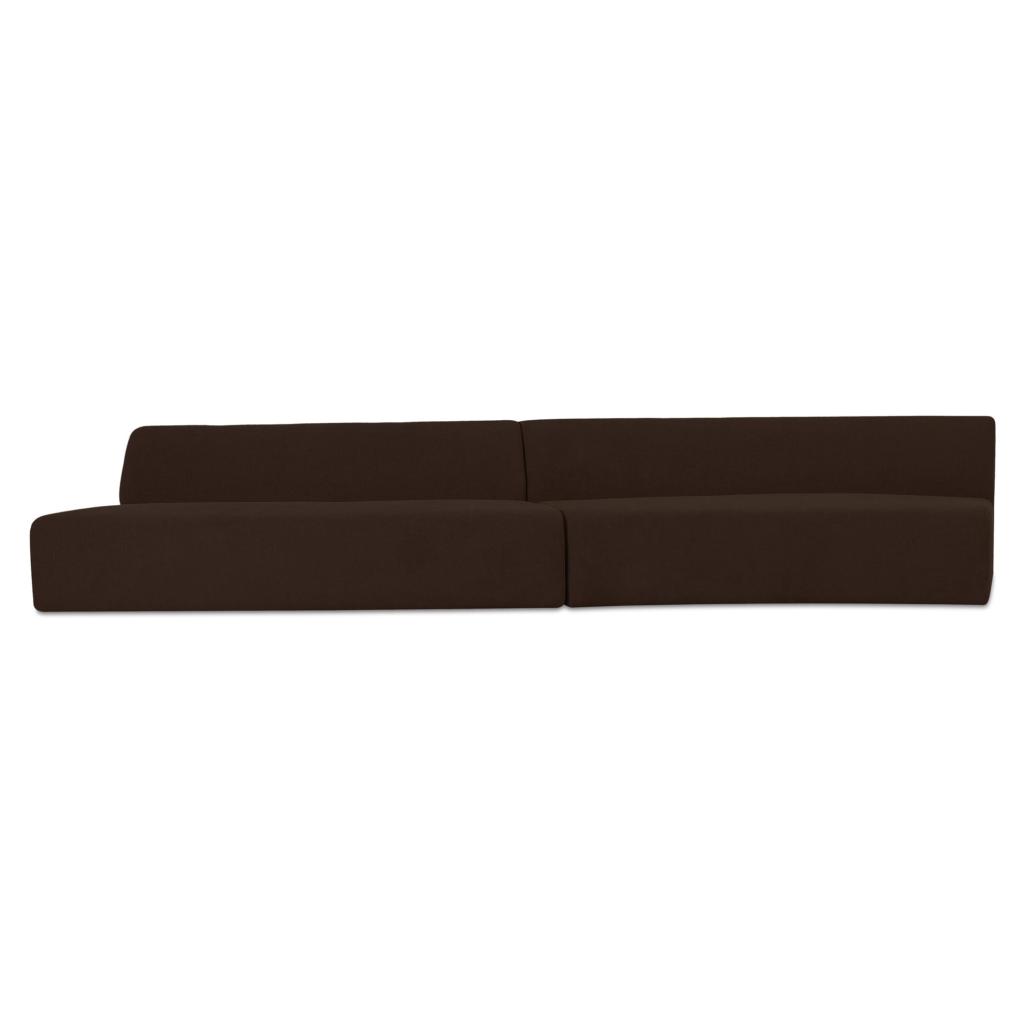 Naomi 2 Piece Wave Modular Sectional