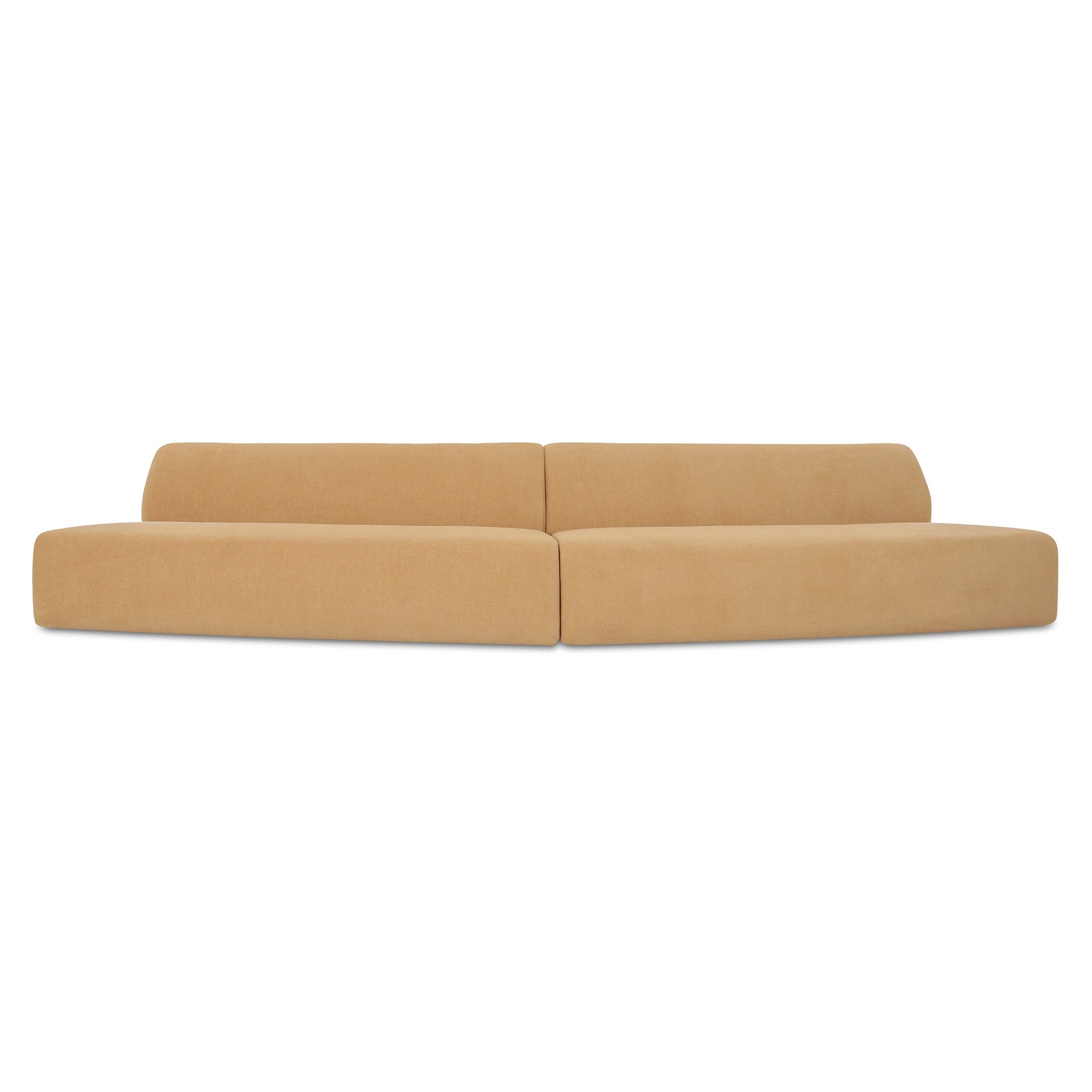 Naomi 2 Piece Convex Modular Sectional