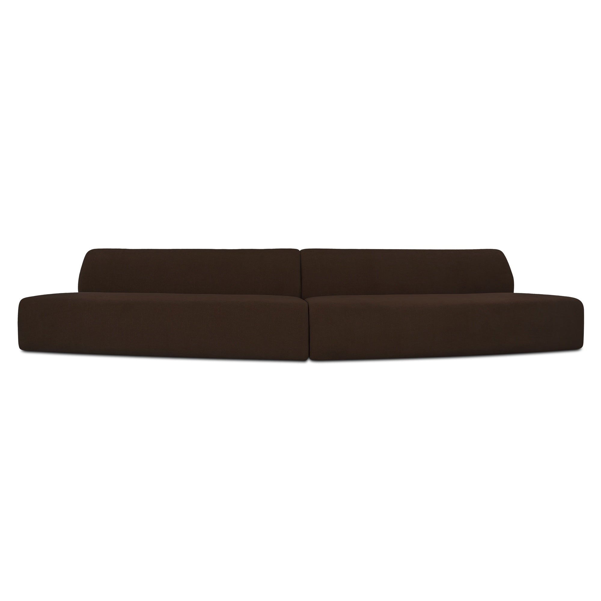 Naomi 2 Piece Convex Modular Sectional