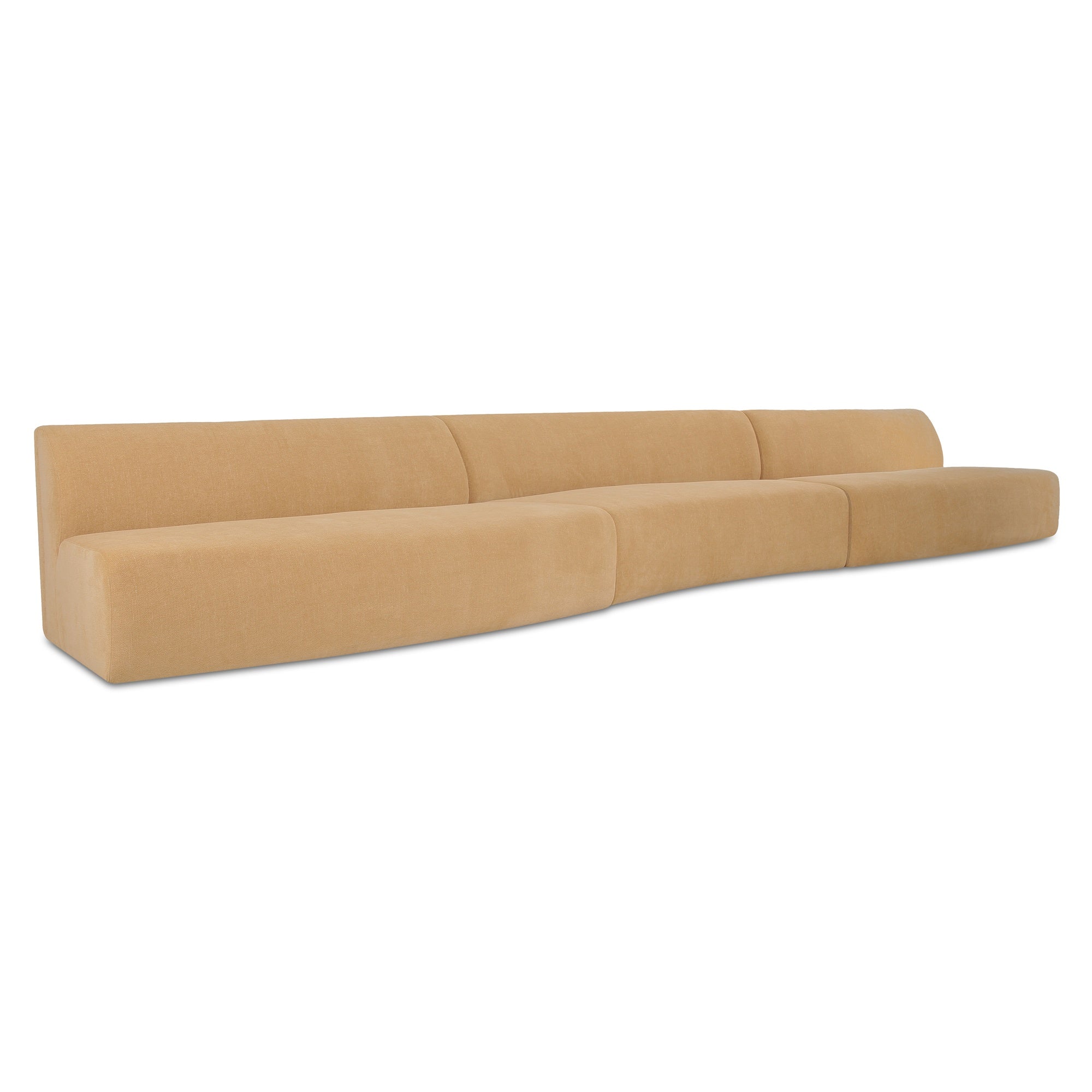 Naomi 3 Piece Wave Modular Sectional