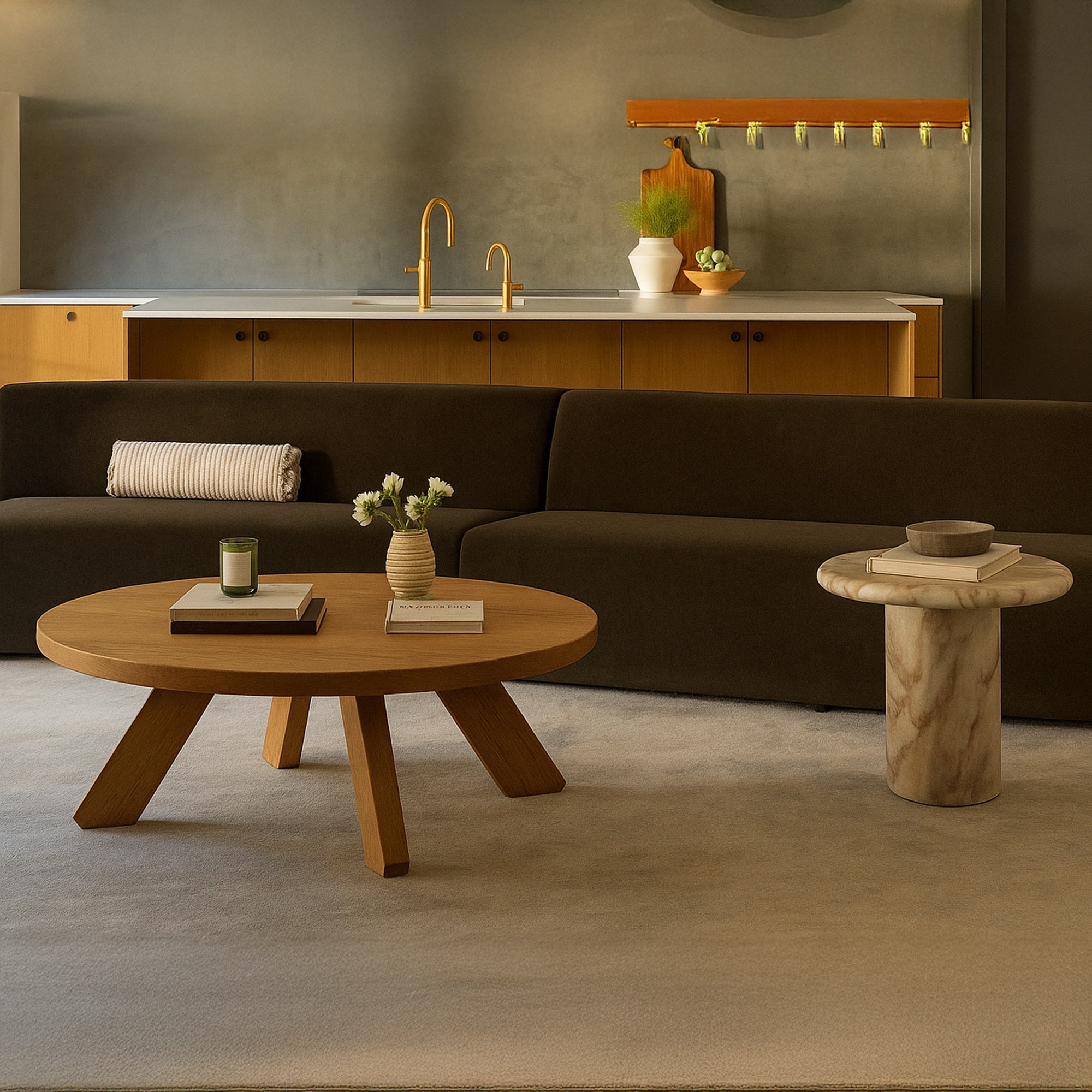Naomi 3 Piece Wave Modular Sectional