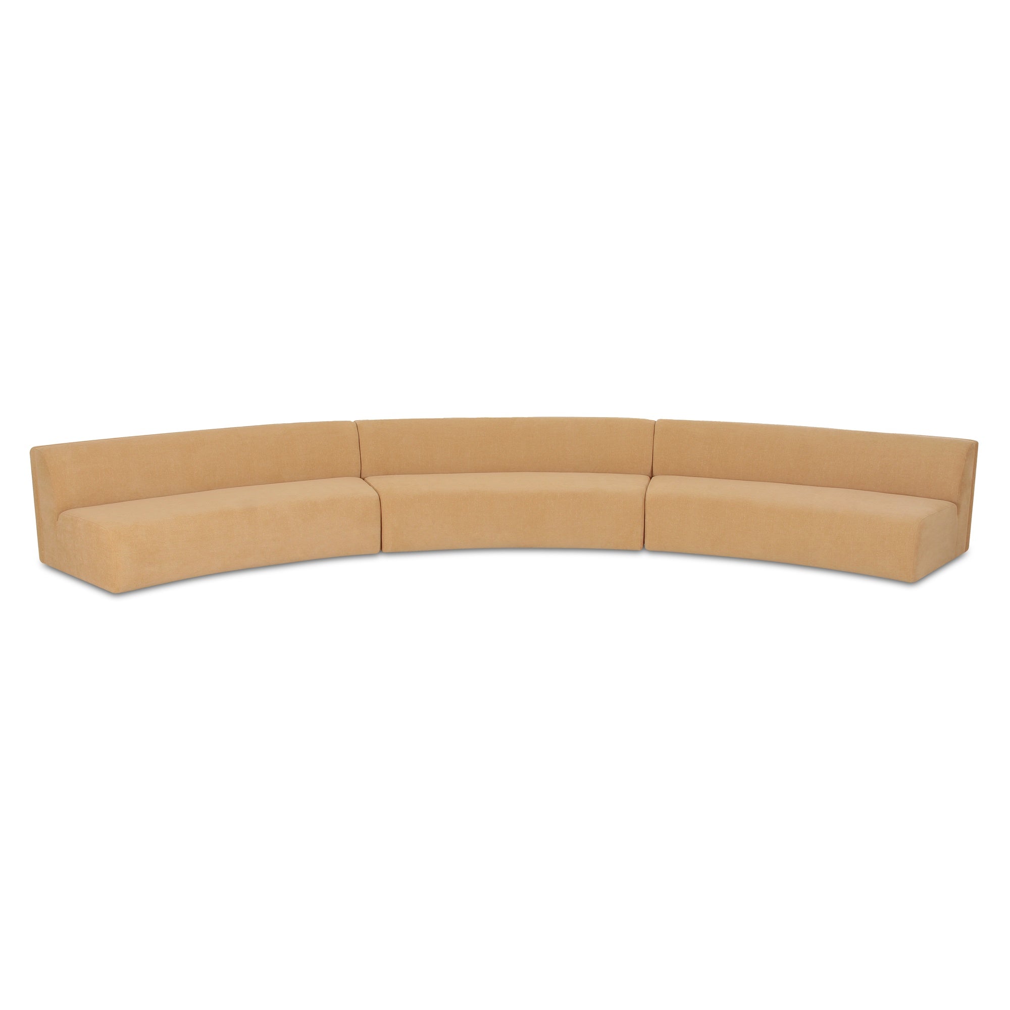 Naomi 3 Piece Concave Modular Sectional