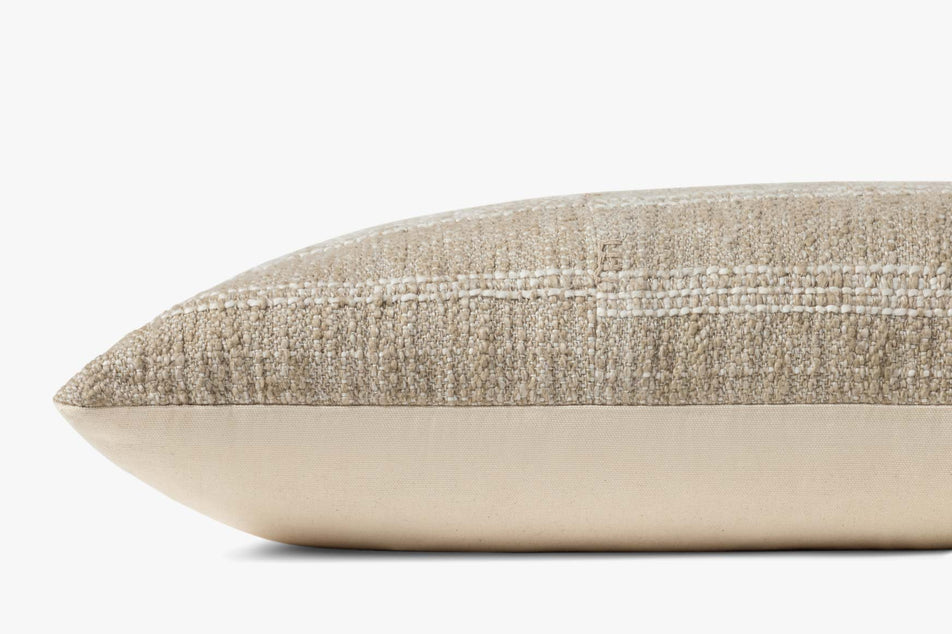 PAL0054 Natural Pillow - 13" x 35"