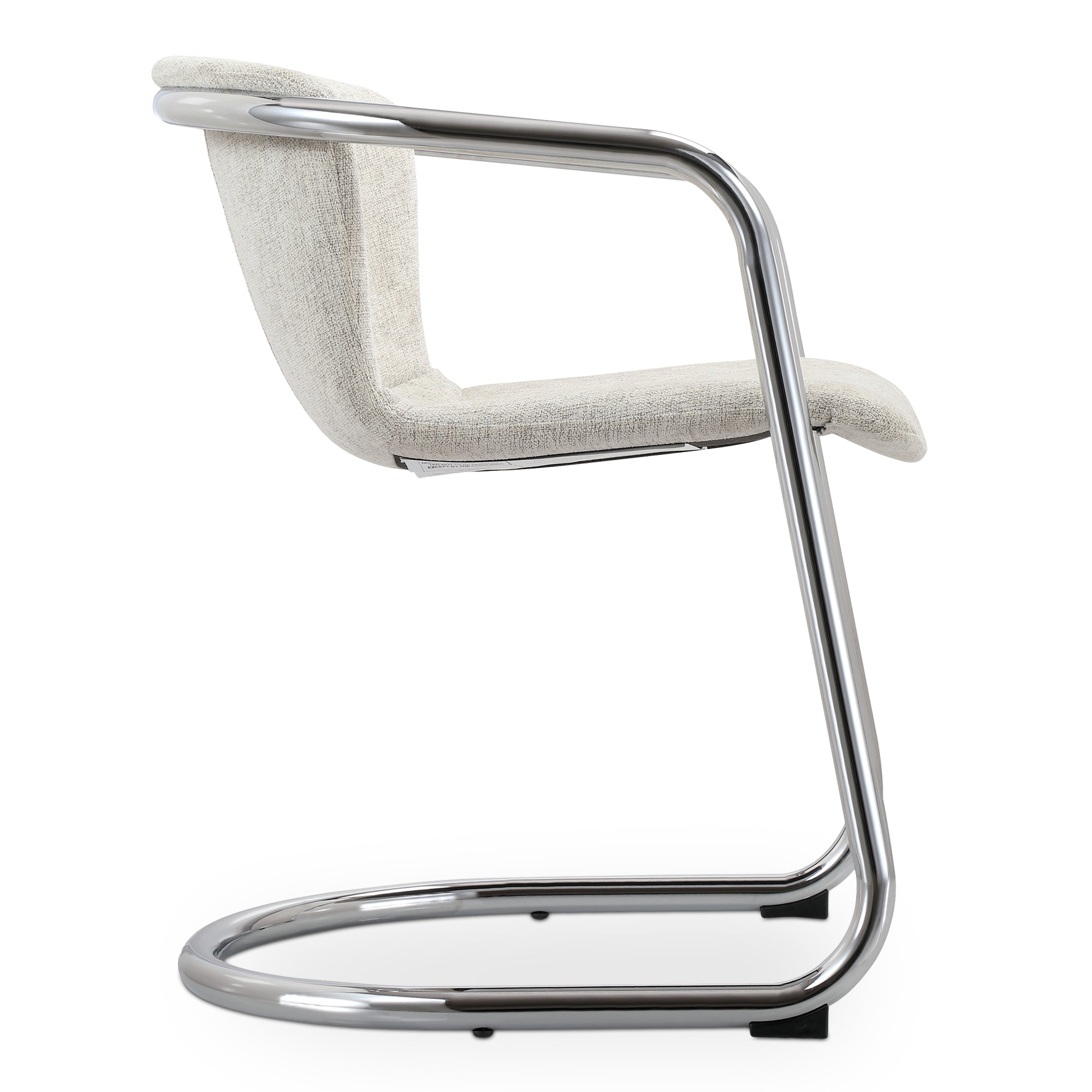 Freeman Chrome Frame Dining Chair - Set Of Two