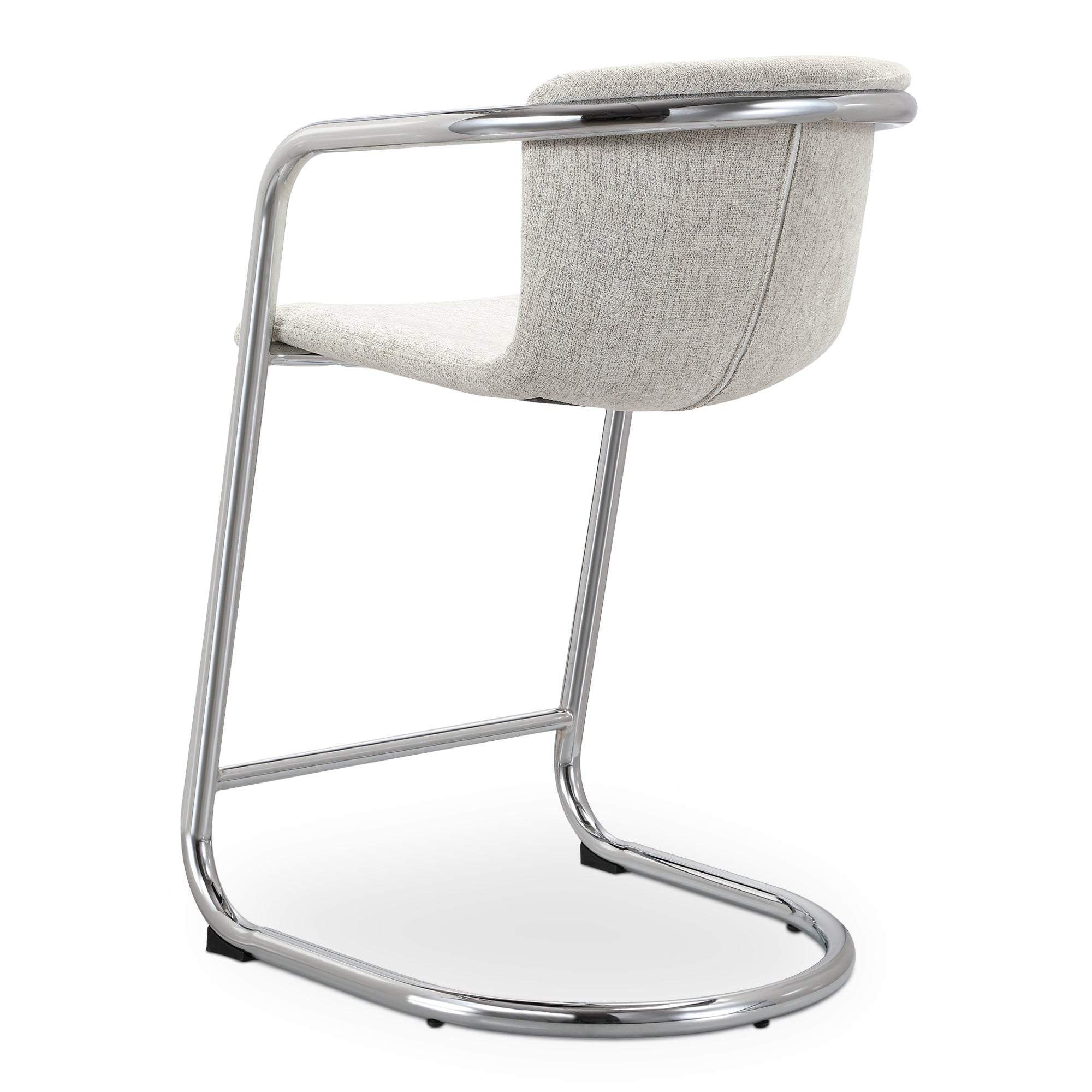 Freeman Chrome Frame Counter Stool - Set of Two