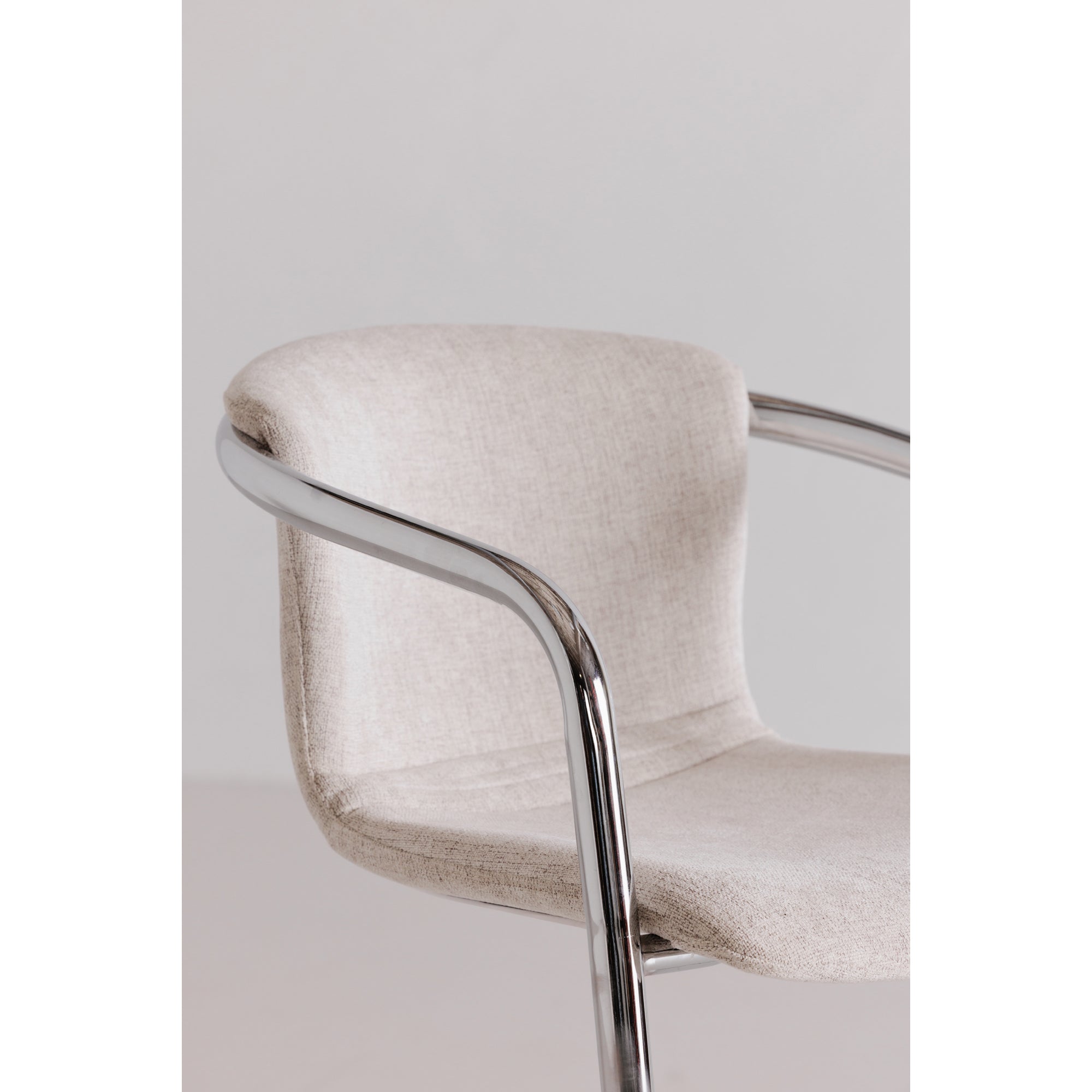 Freeman Chrome Frame Counter Stool - Set of Two