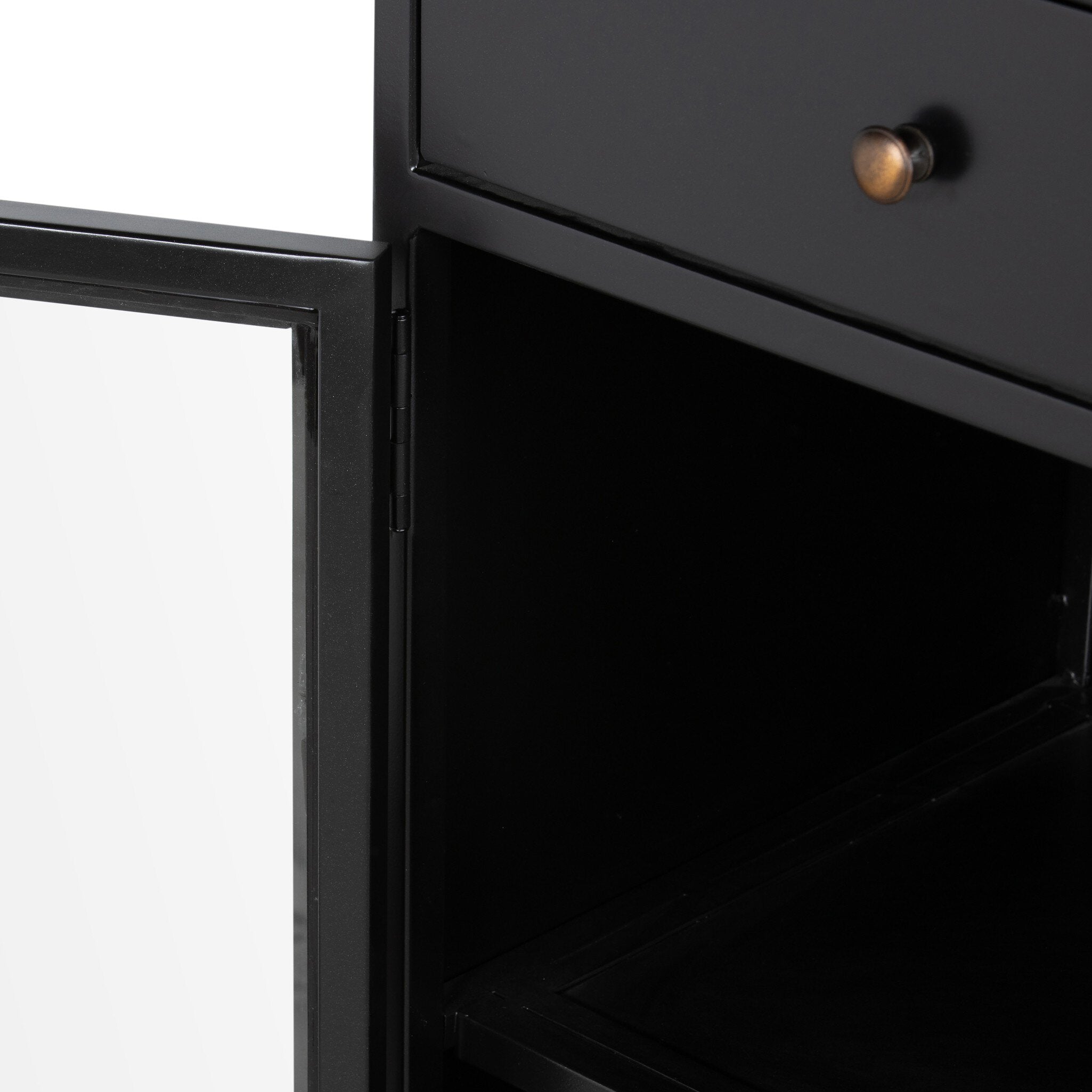 Shadow Box Small Cabinet - Black