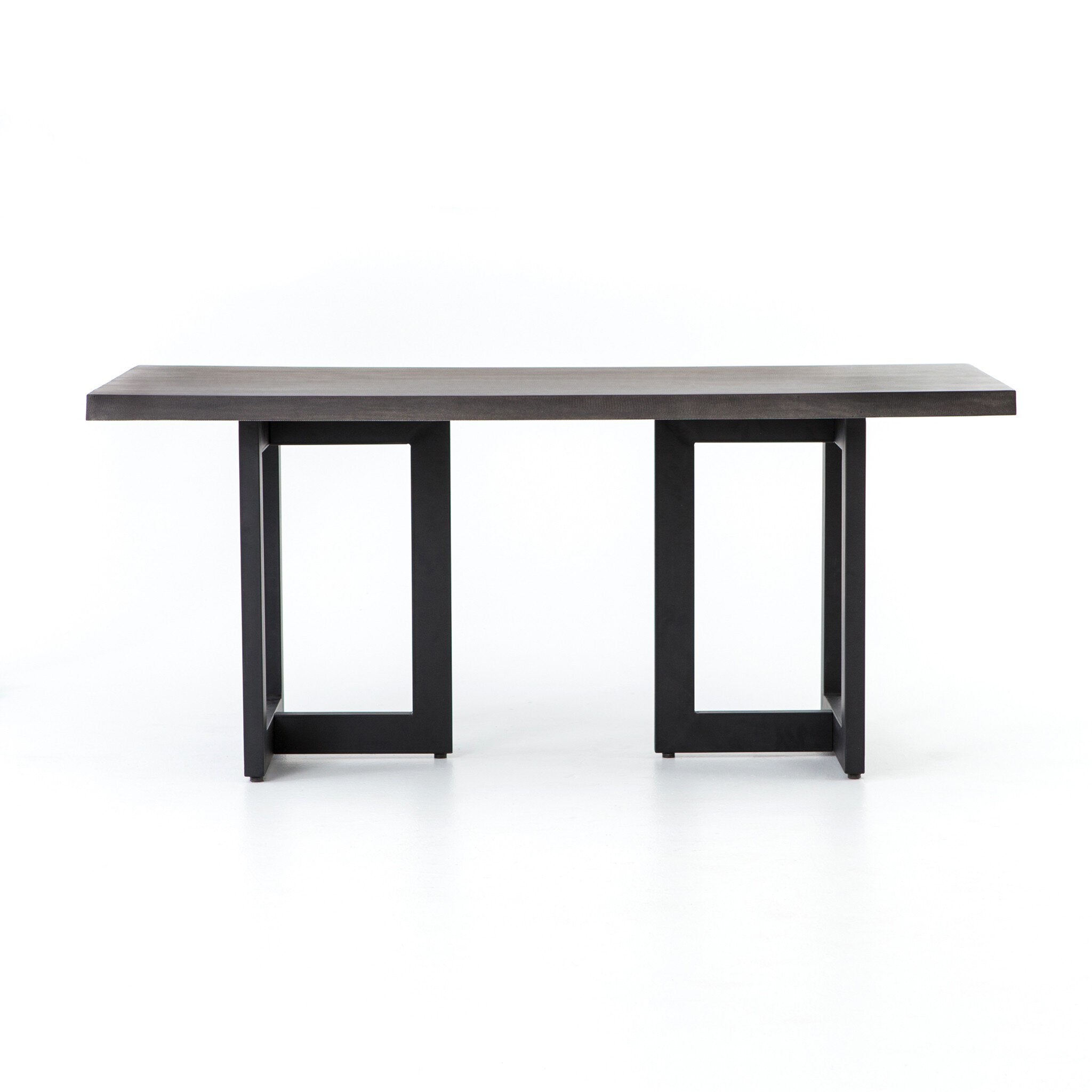 Judith Outdoor Dining Table - Black Lavastone