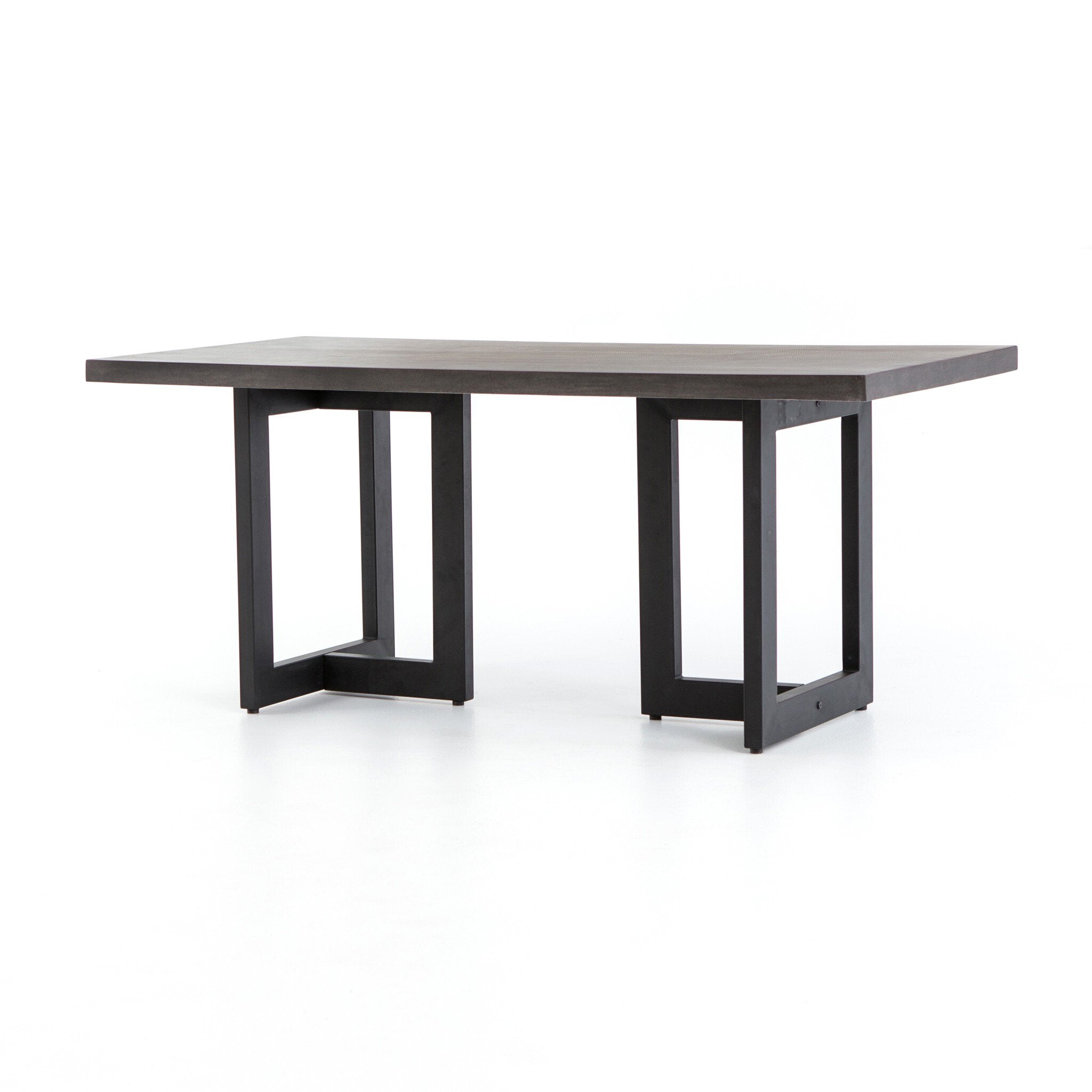 Judith Outdoor Dining Table - Black Lavastone