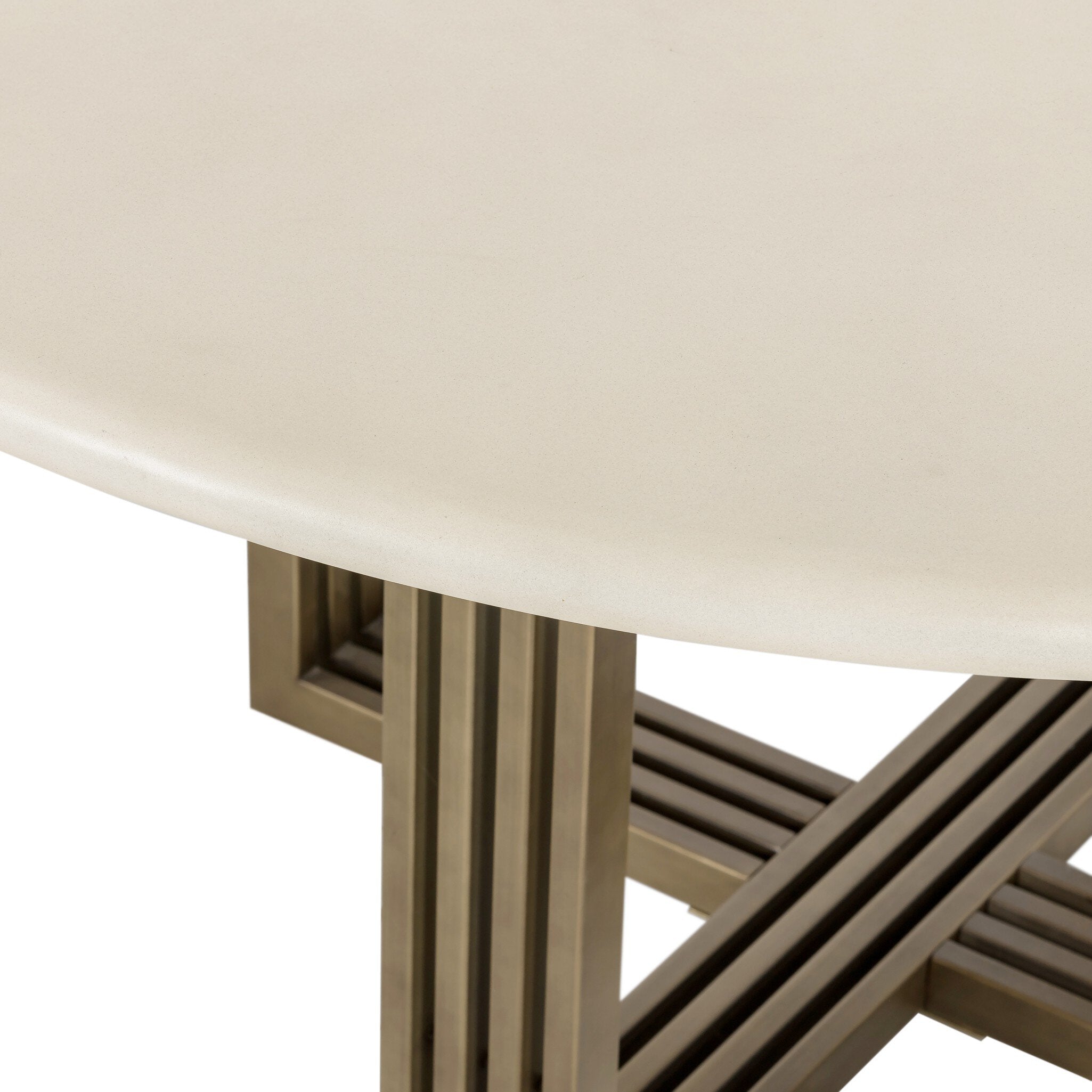 Mia Dining Table - Parchment White