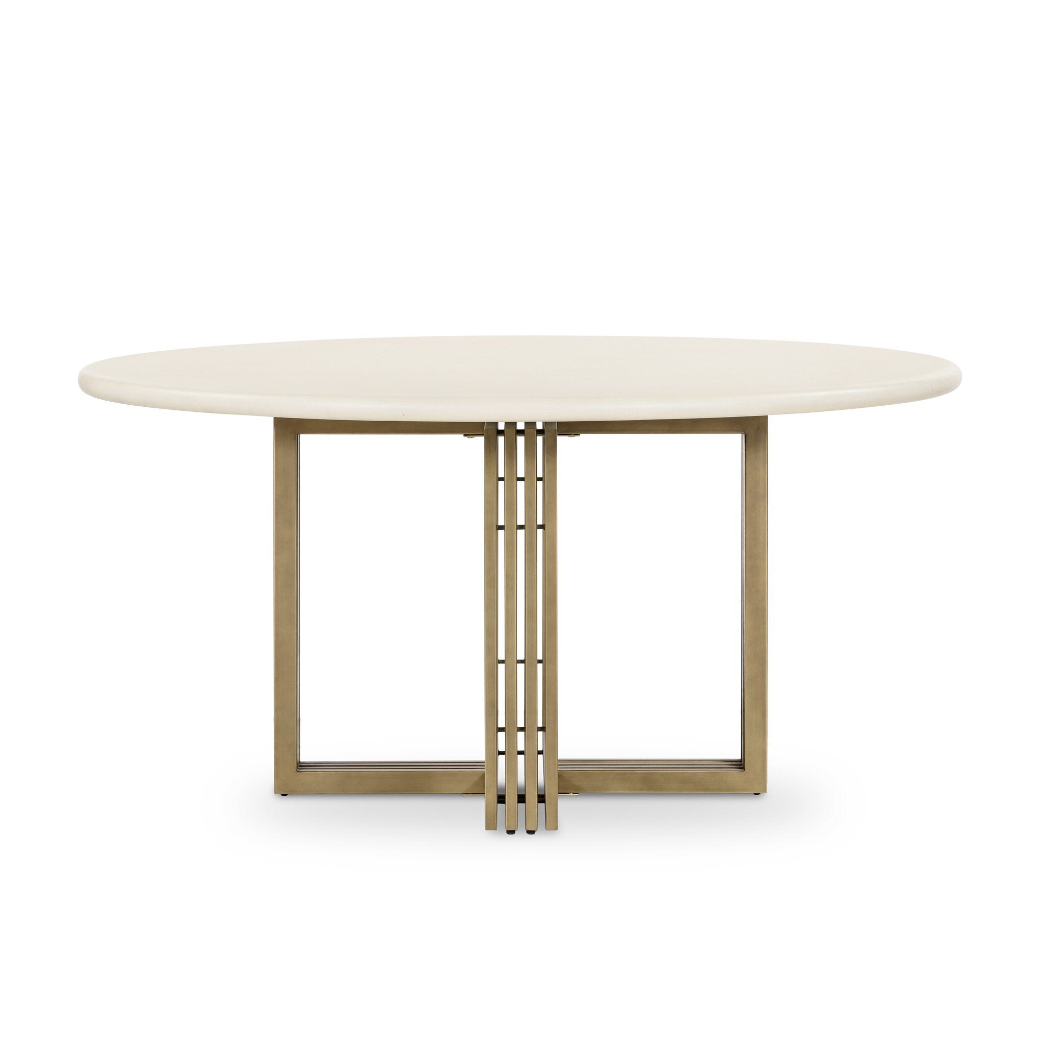 Mia Dining Table - Parchment White